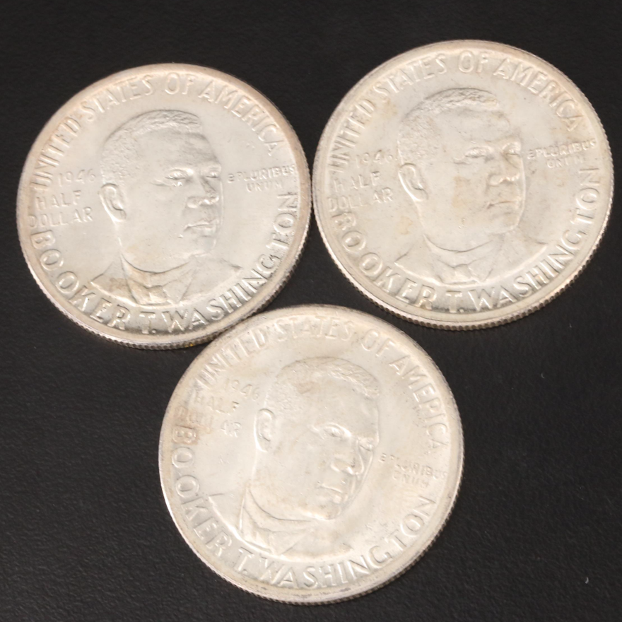 1946 Booker T. Washington Silver Half Dollars