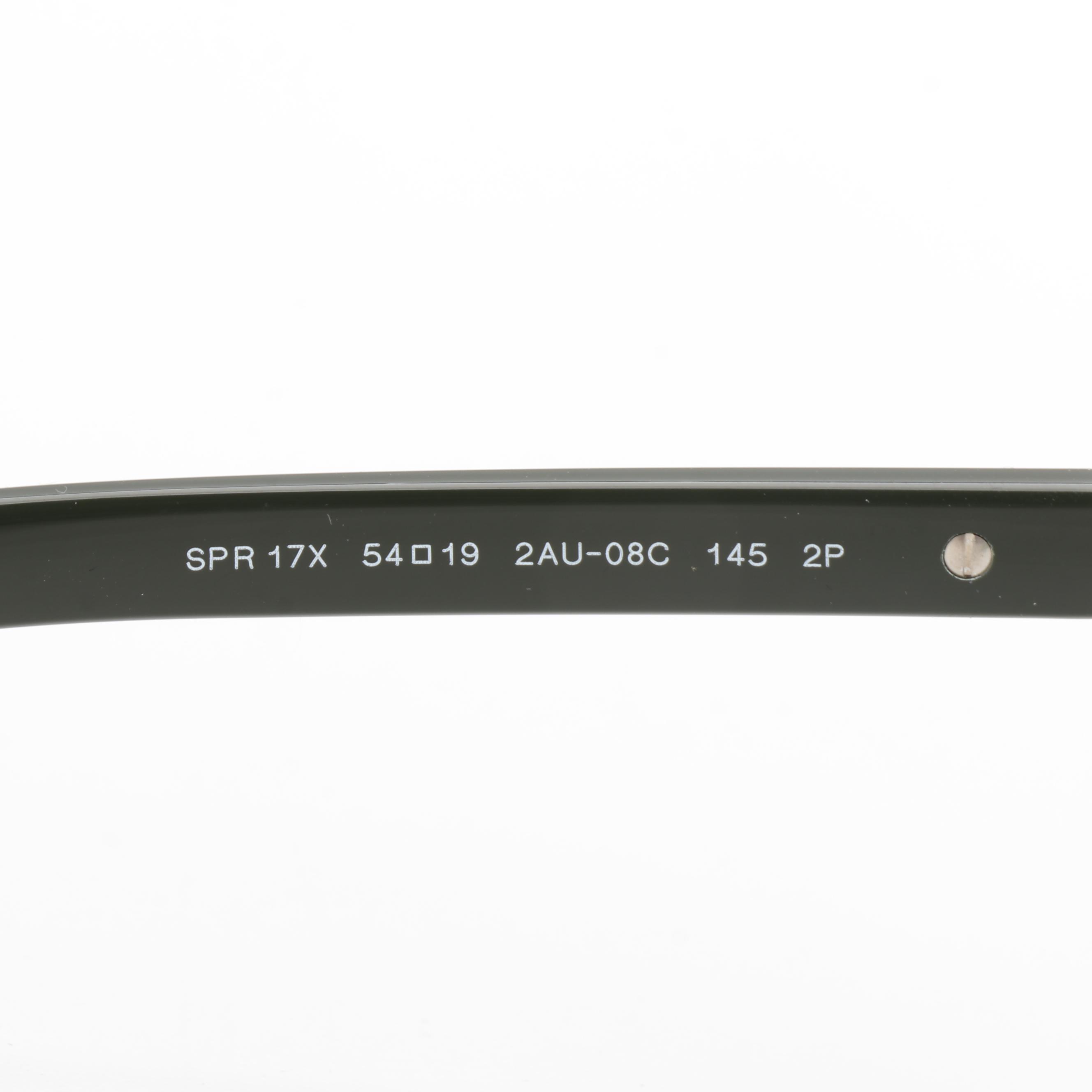 Prada SPR17X Dark Green/Havana Polarized Sunglasses with Box and Case