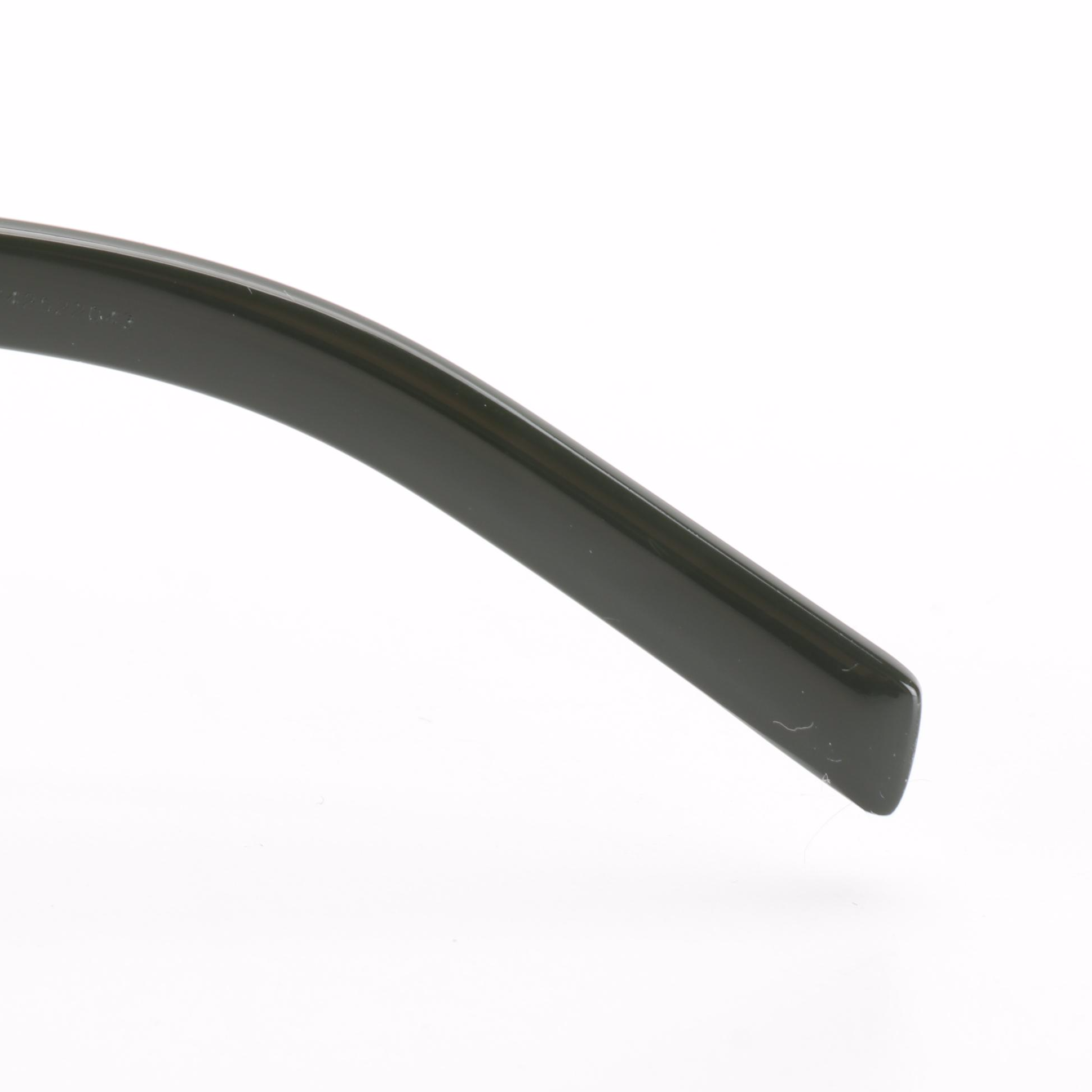 Prada SPR17X Dark Green/Havana Polarized Sunglasses with Box and Case