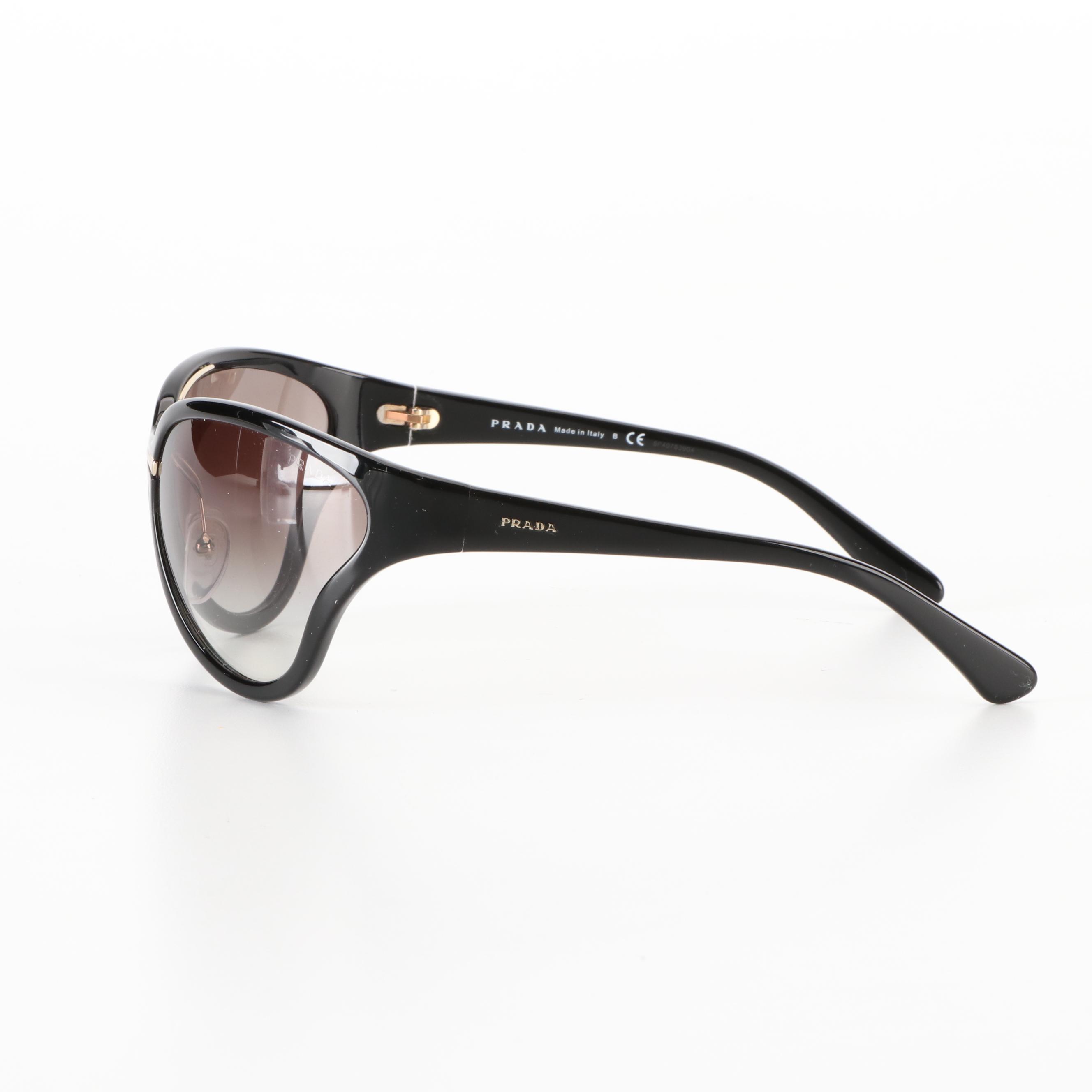 Prada SPR22V Black Butterfly Sunglasses
