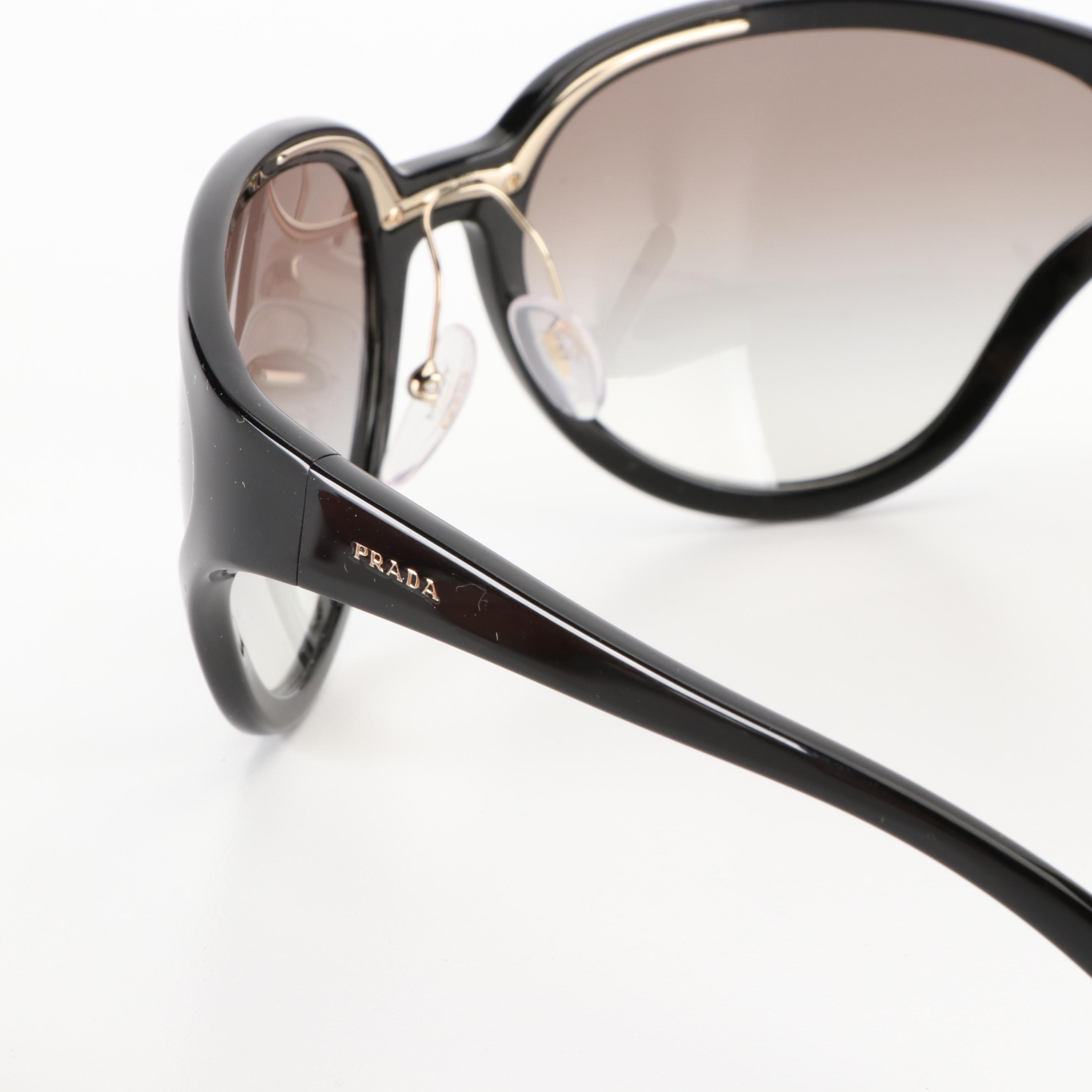 Prada SPR22V Black Butterfly Sunglasses