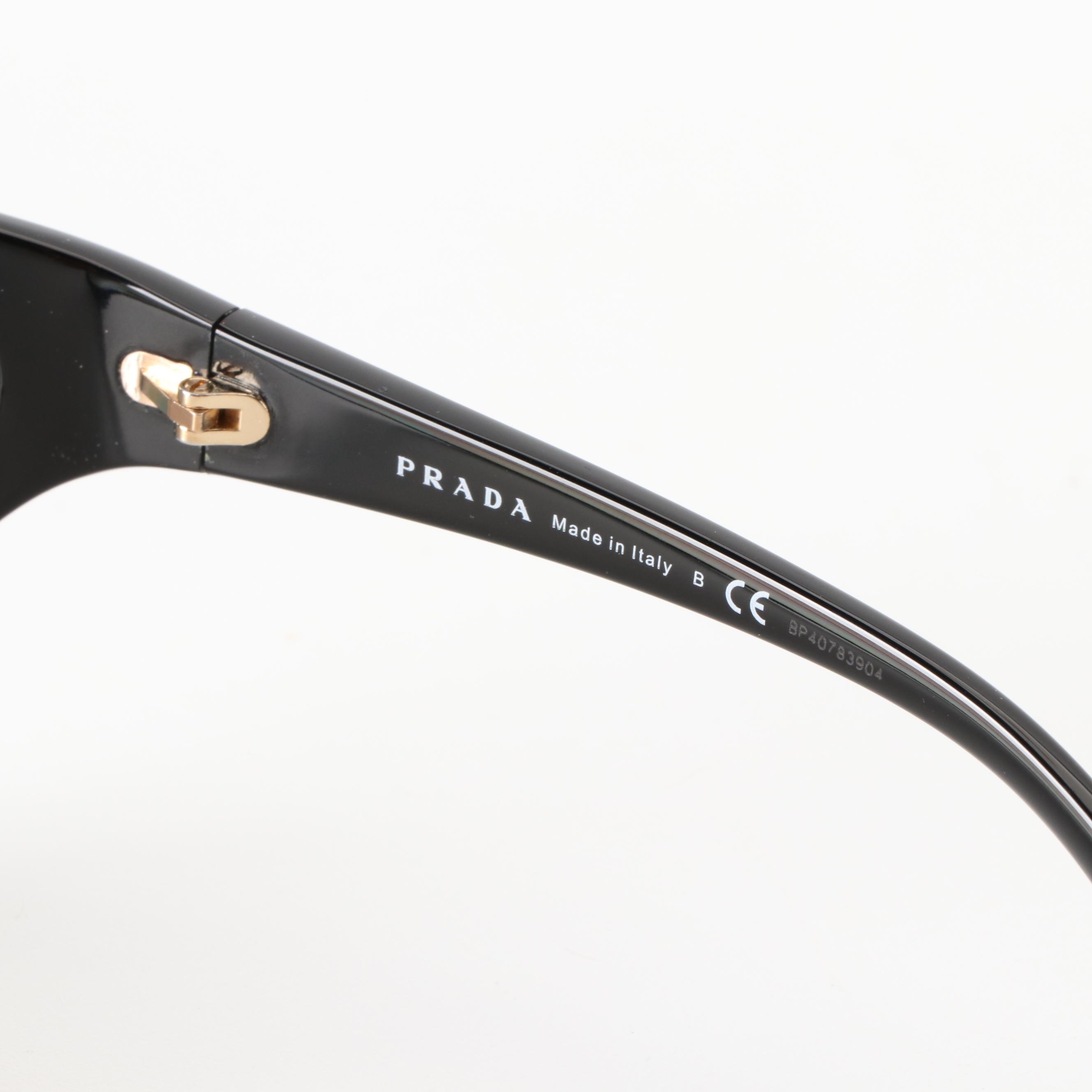 Prada SPR22V Black Butterfly Sunglasses