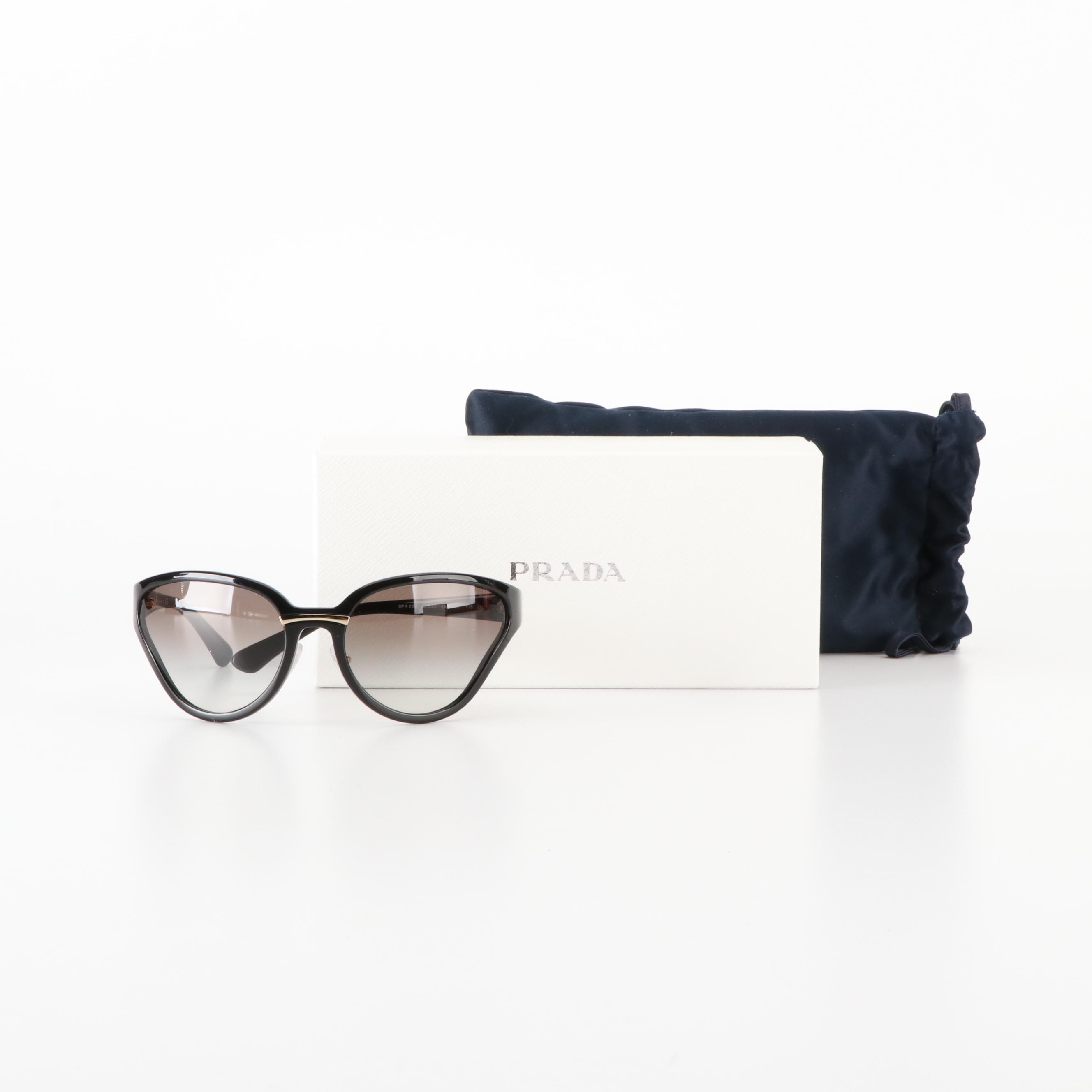 Prada SPR22V Black Butterfly Sunglasses