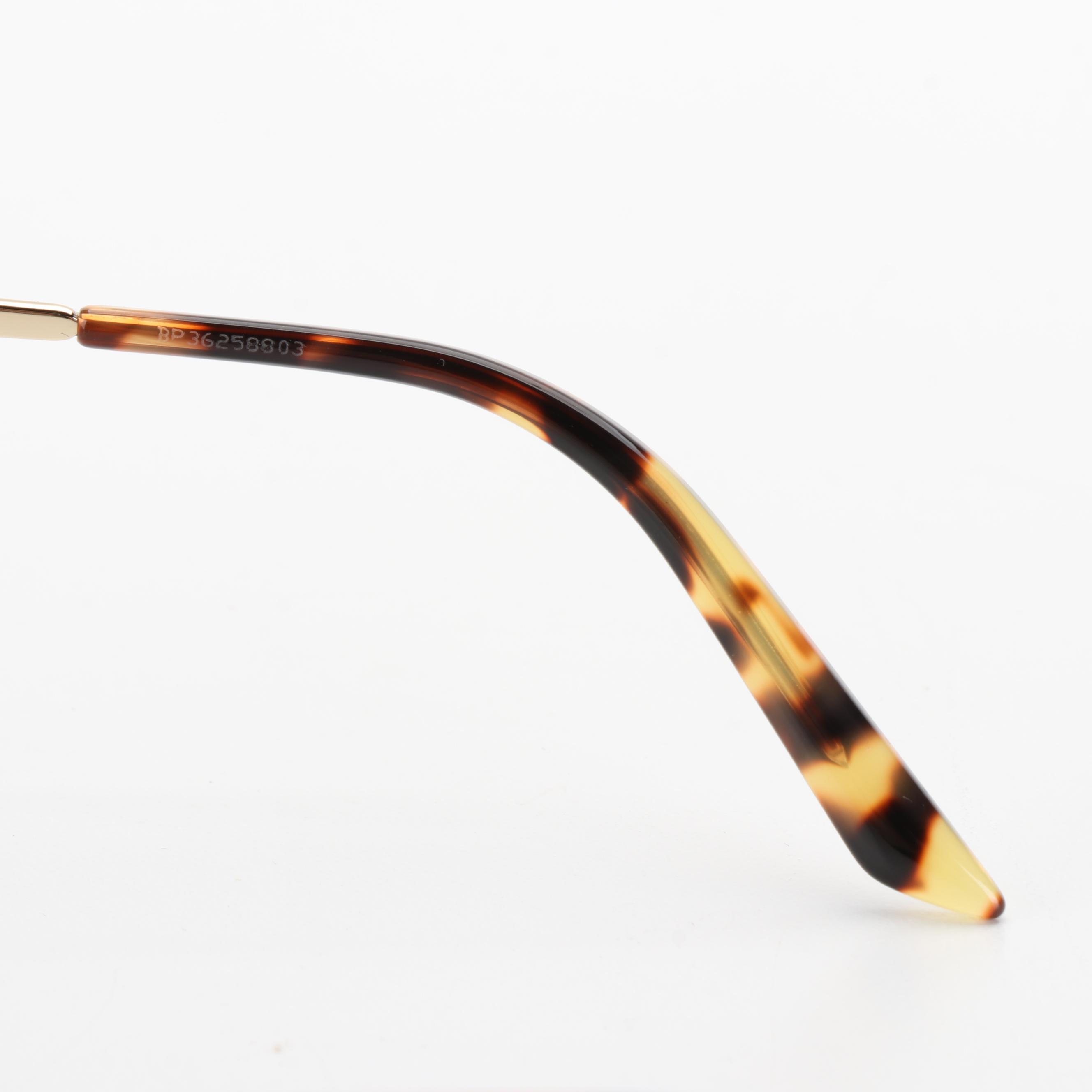 Prada SPR25X Multicolor Modified Cat Eye Havana Sunglasses with Box and Case