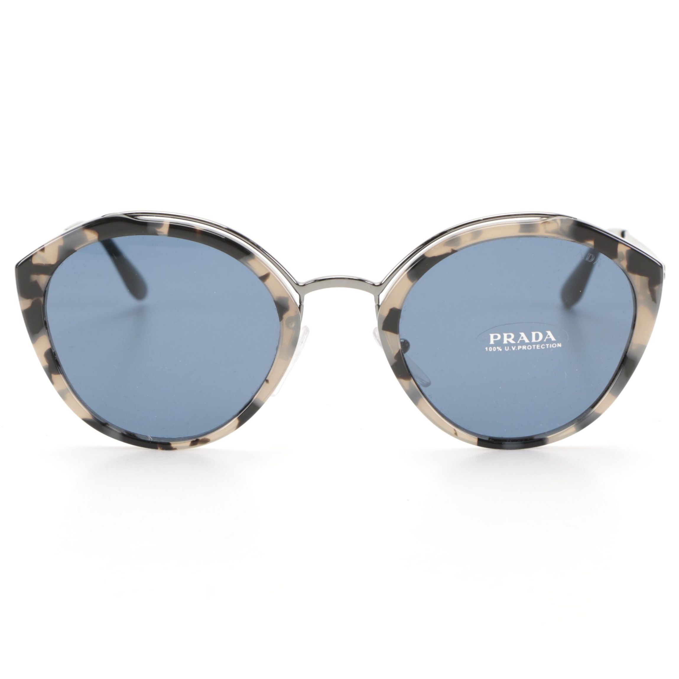 Prada PR 18US Sunglasses in Tortoise Acetate with Case