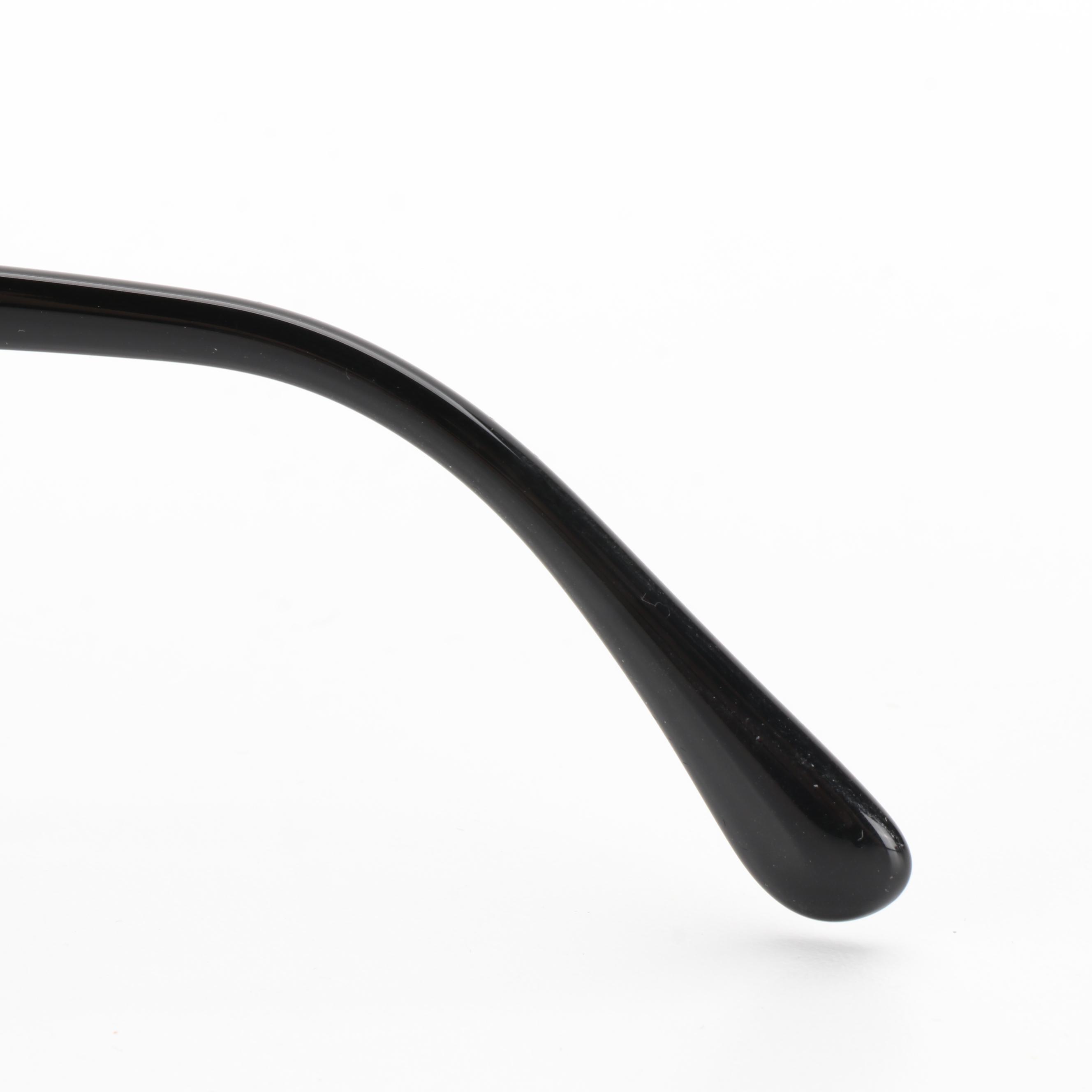 Prada SPR56T Butterfly Black/Metal Sunglasses with Box and Case