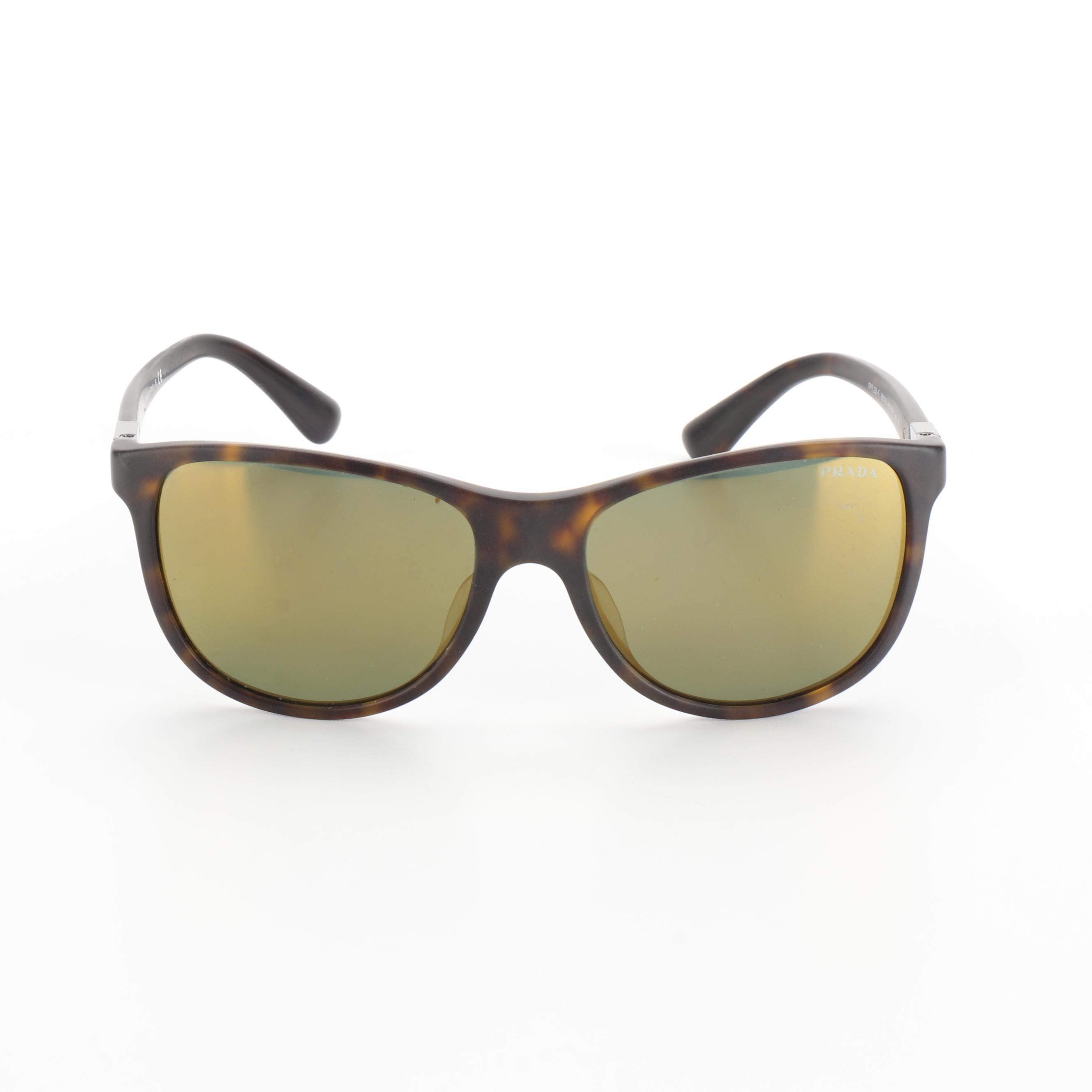 Prada SPR20S Havana Sunglasses with Box