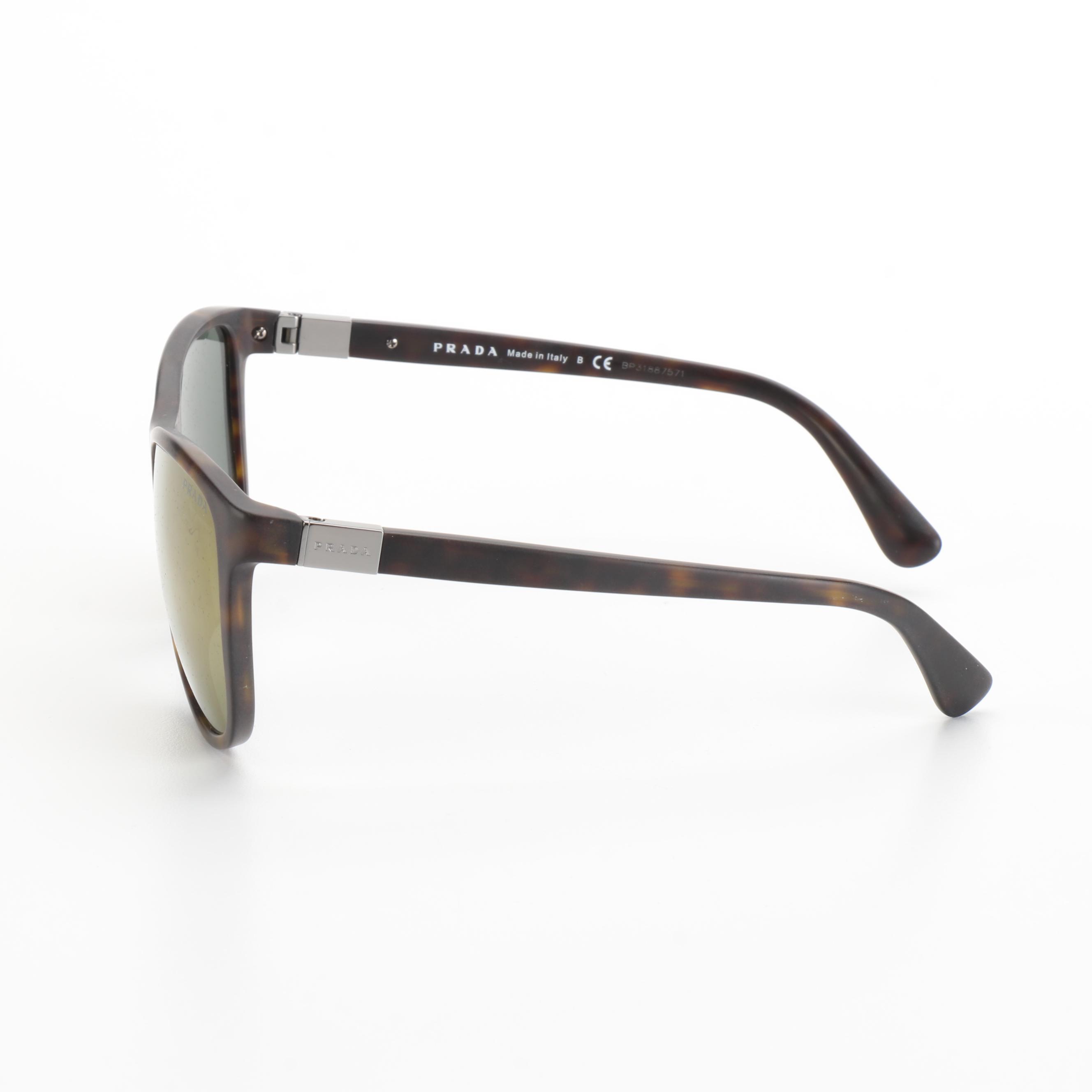 Prada SPR20S Havana Sunglasses with Box