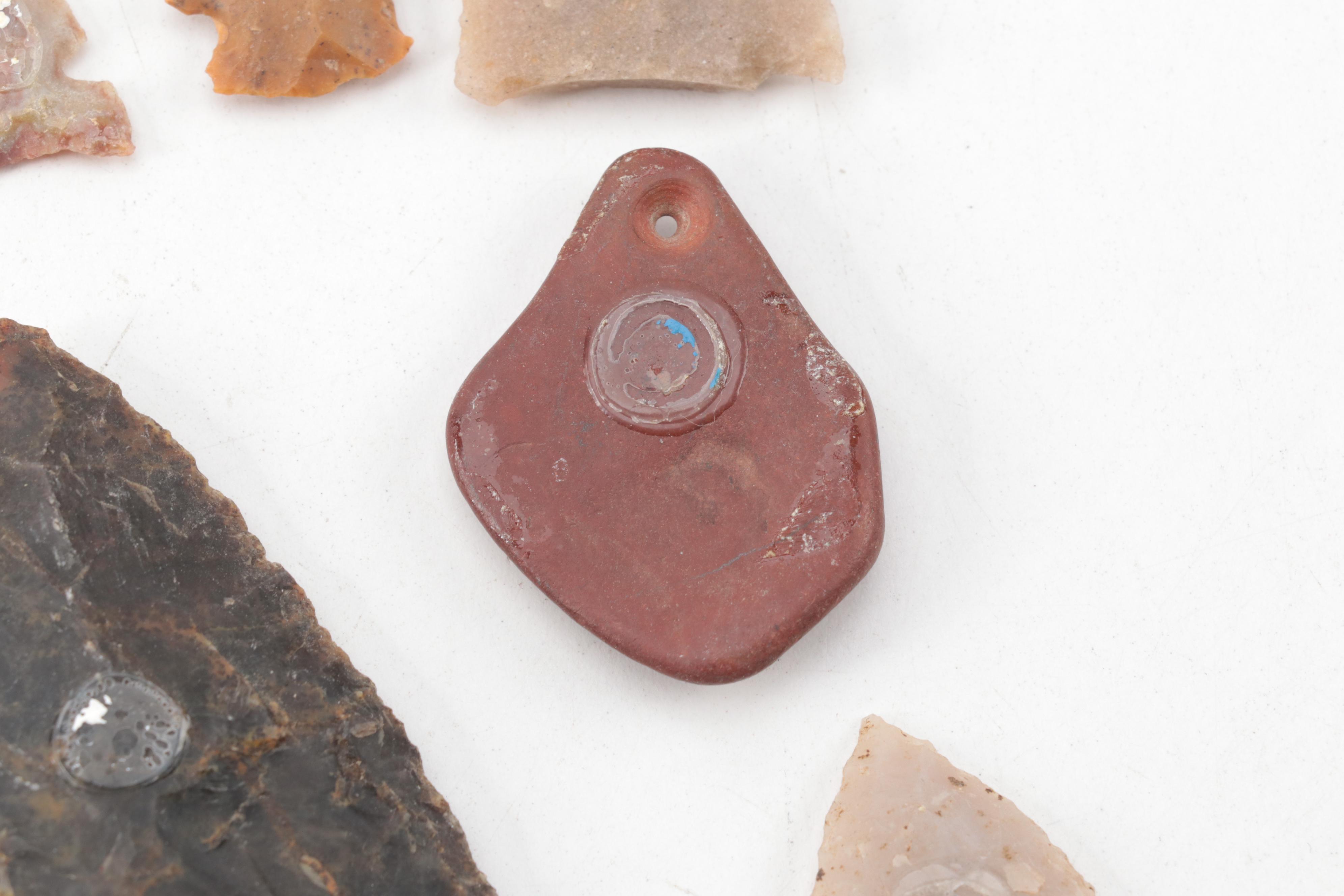 North American Notched Stone Projectile Points and Other Stone Tools