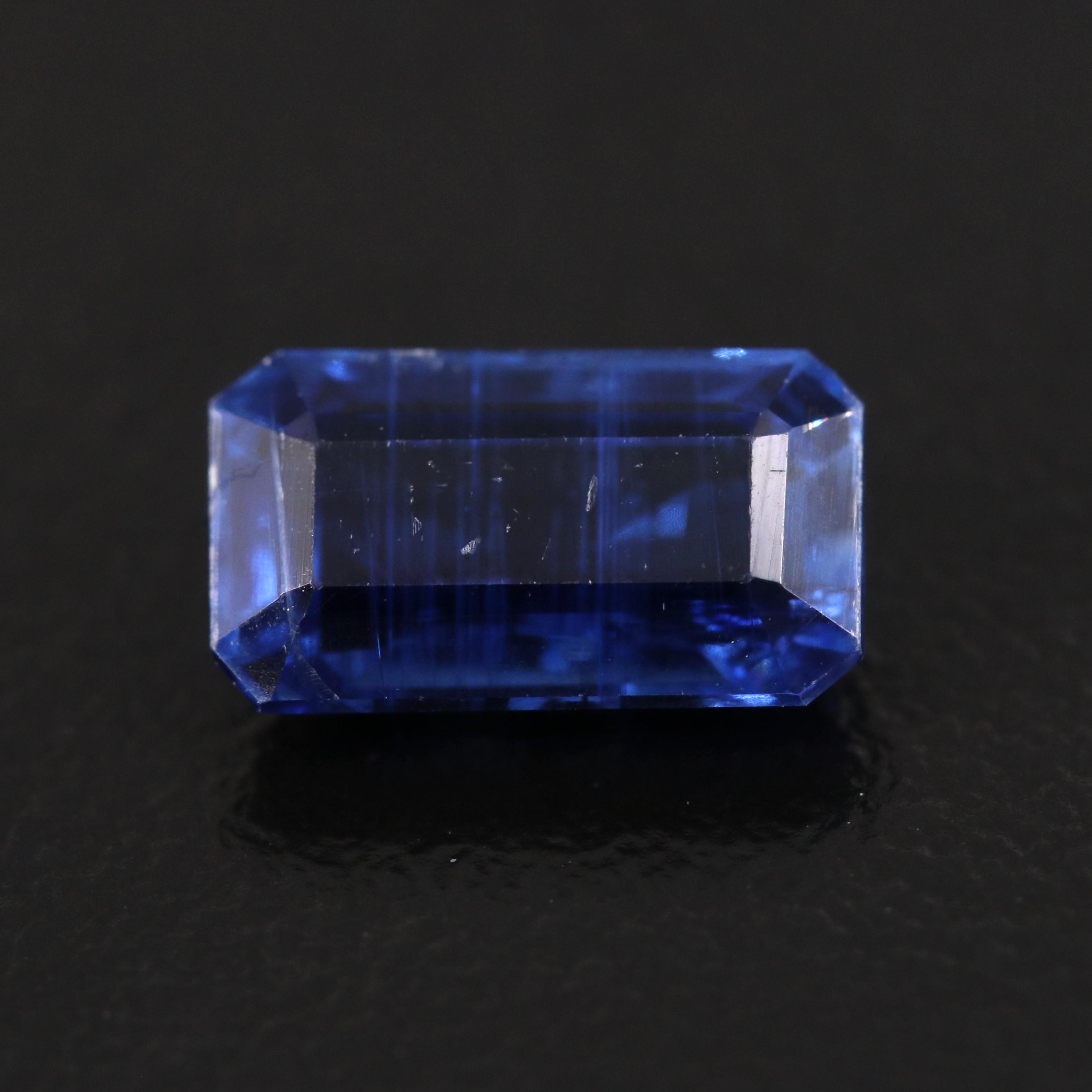 Loose 2.99 CT Cut Cornered Rectangular Faceted Kyanite