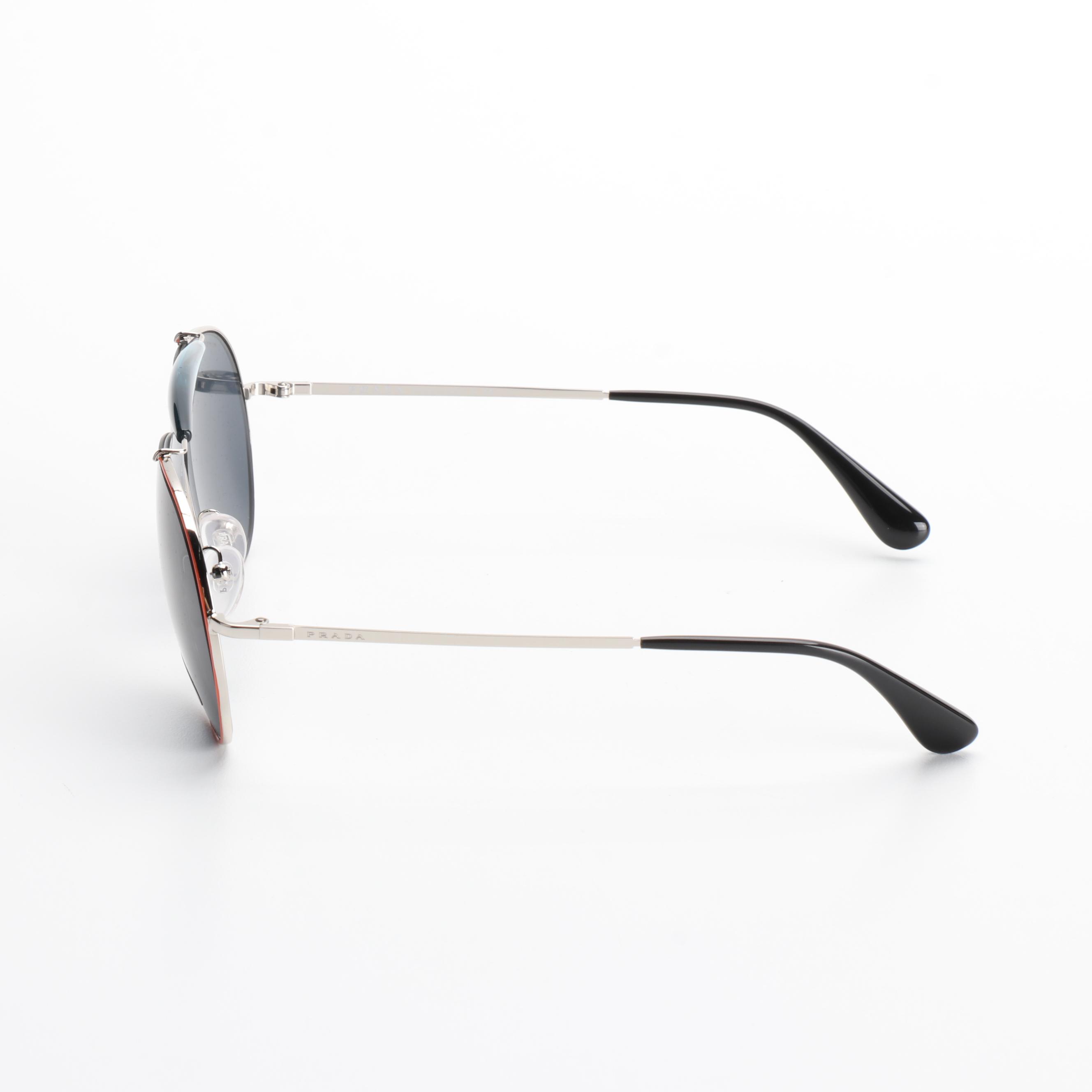 Prada SPR56S Aviator Sunglasses with Case and Box