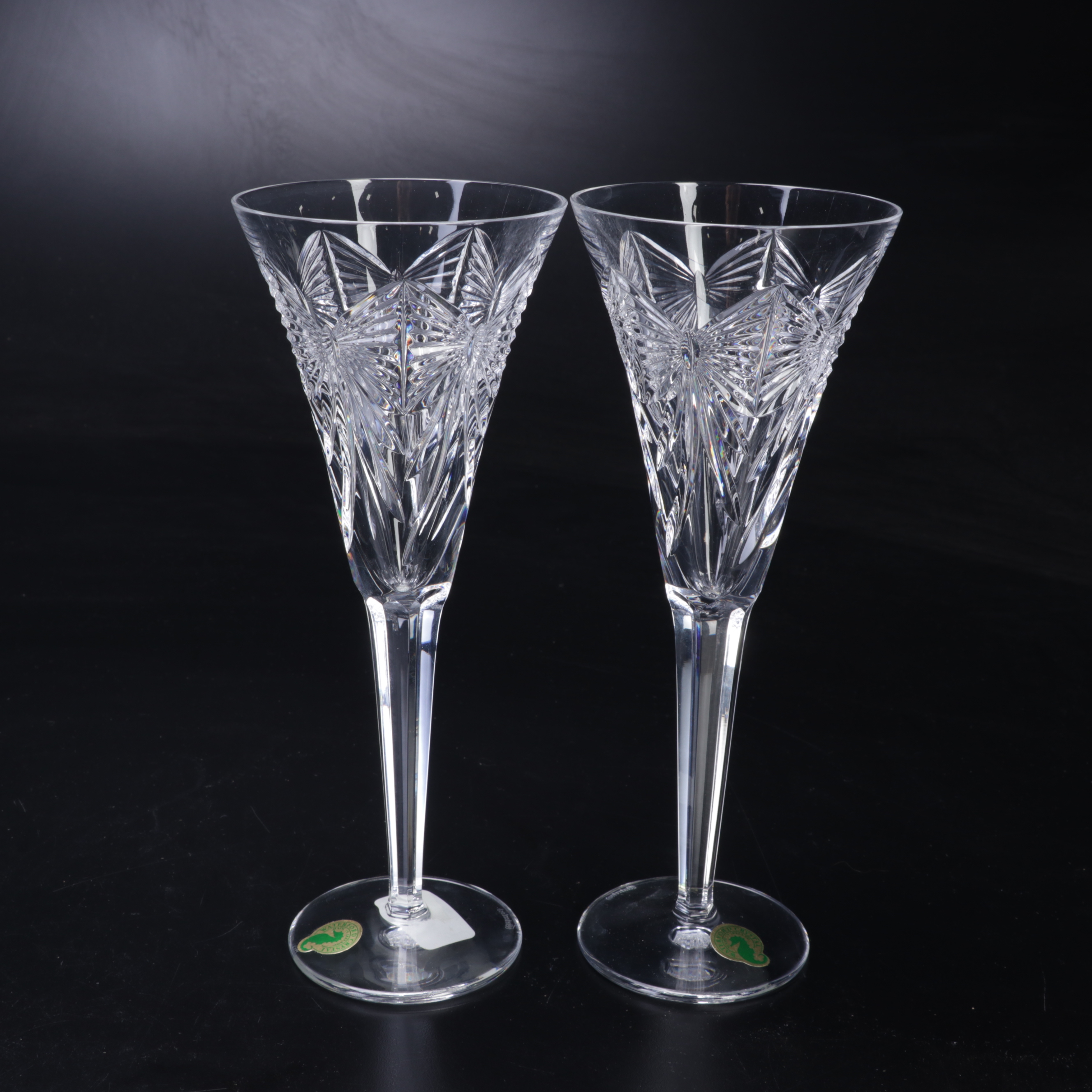 Waterford Crystal Millennium Collection Toasting Flutes