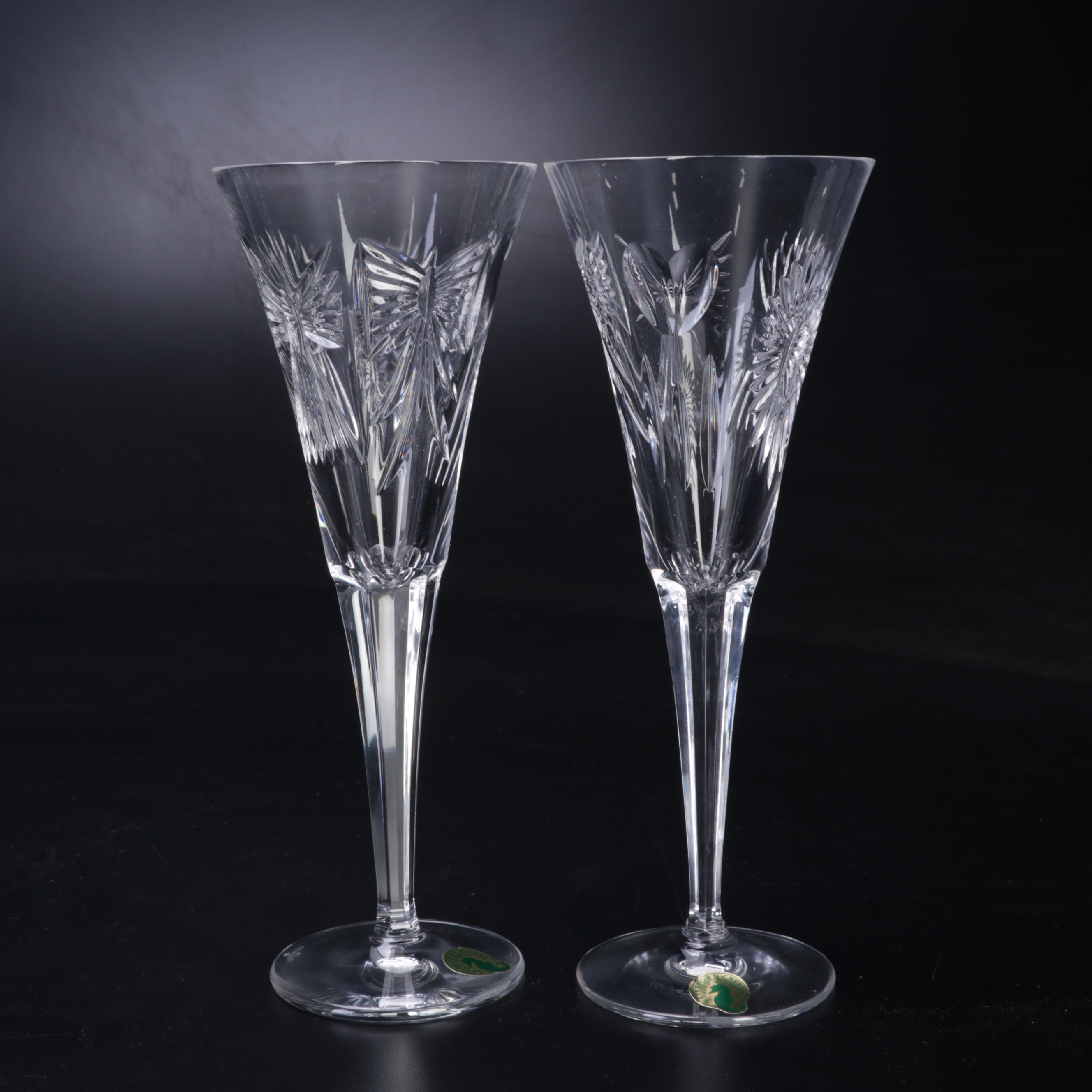 Waterford Crystal Millennium Collection Toasting Flutes