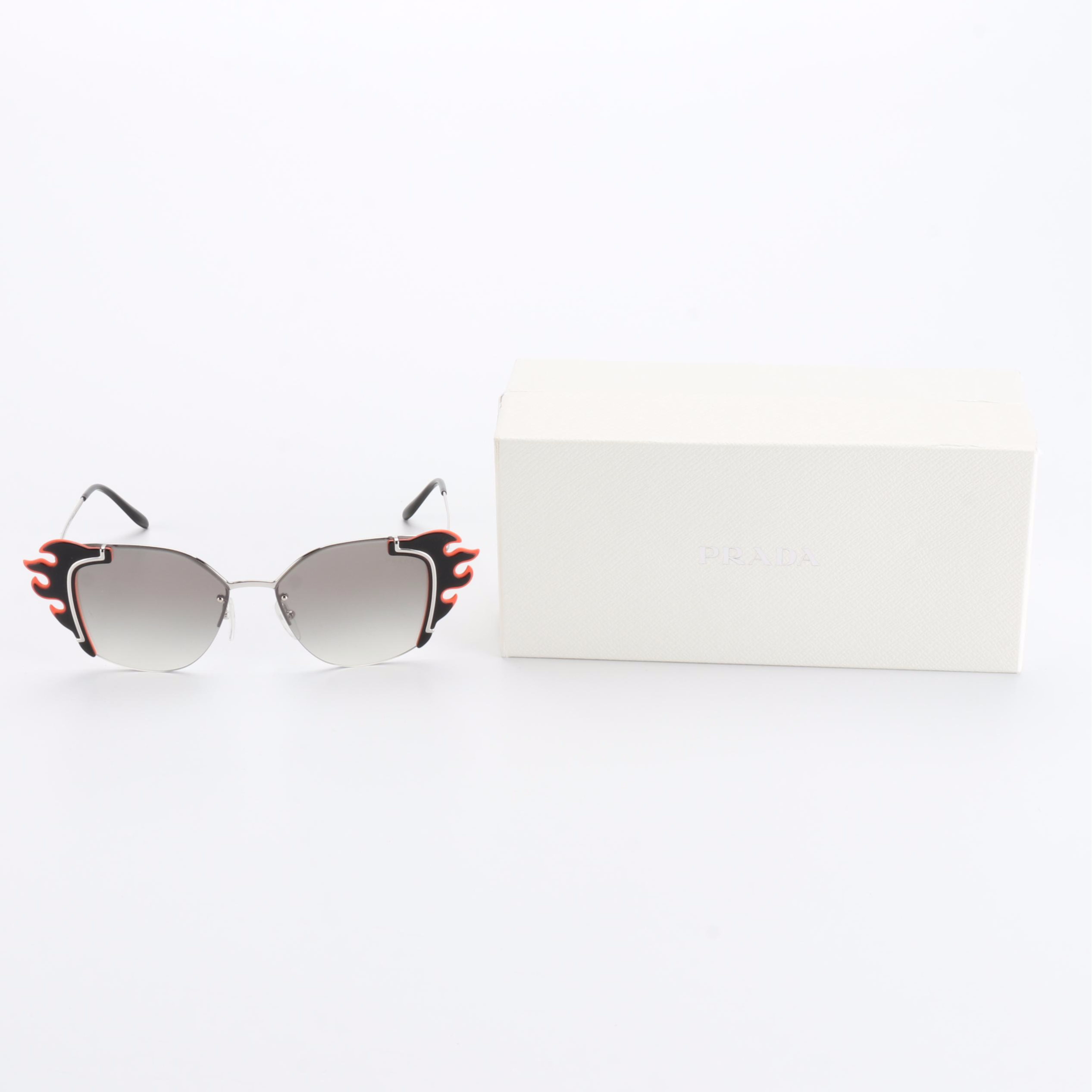 Prada SPR59V Avant Garde Flame Sunglasses with Case