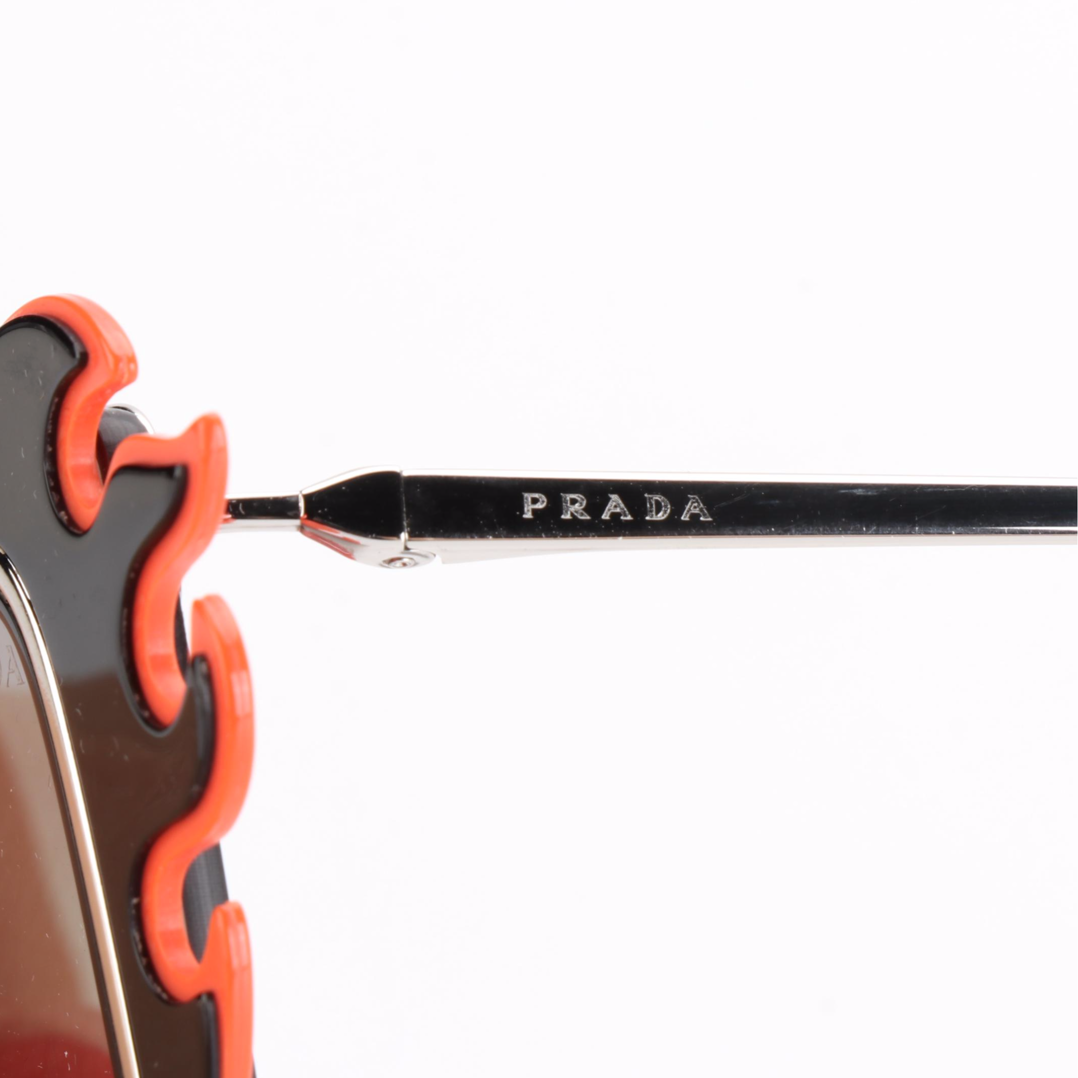 Prada SPR59V Avant Garde Flame Sunglasses with Case