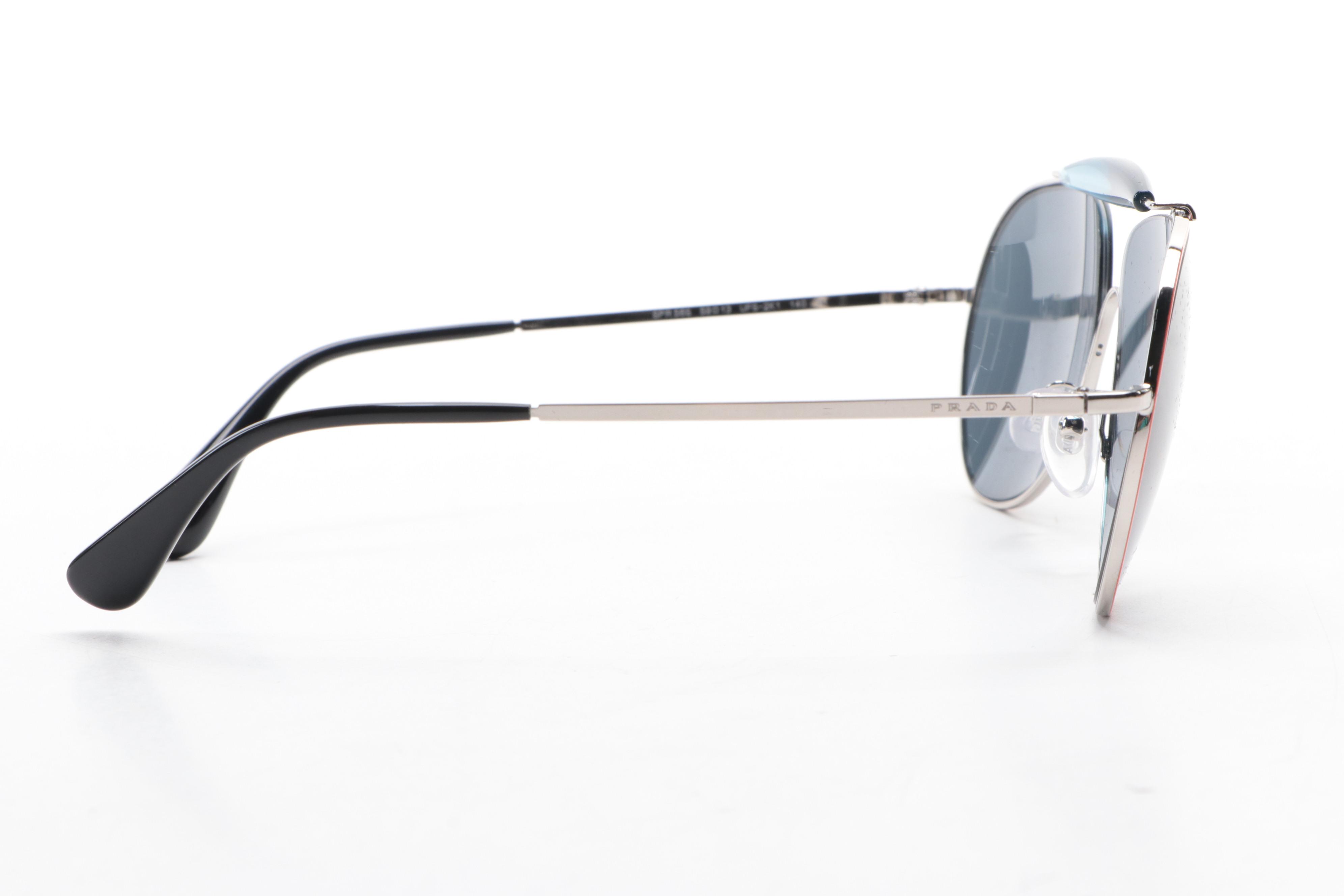 Prada SPR Aviator Sunglasses with Case