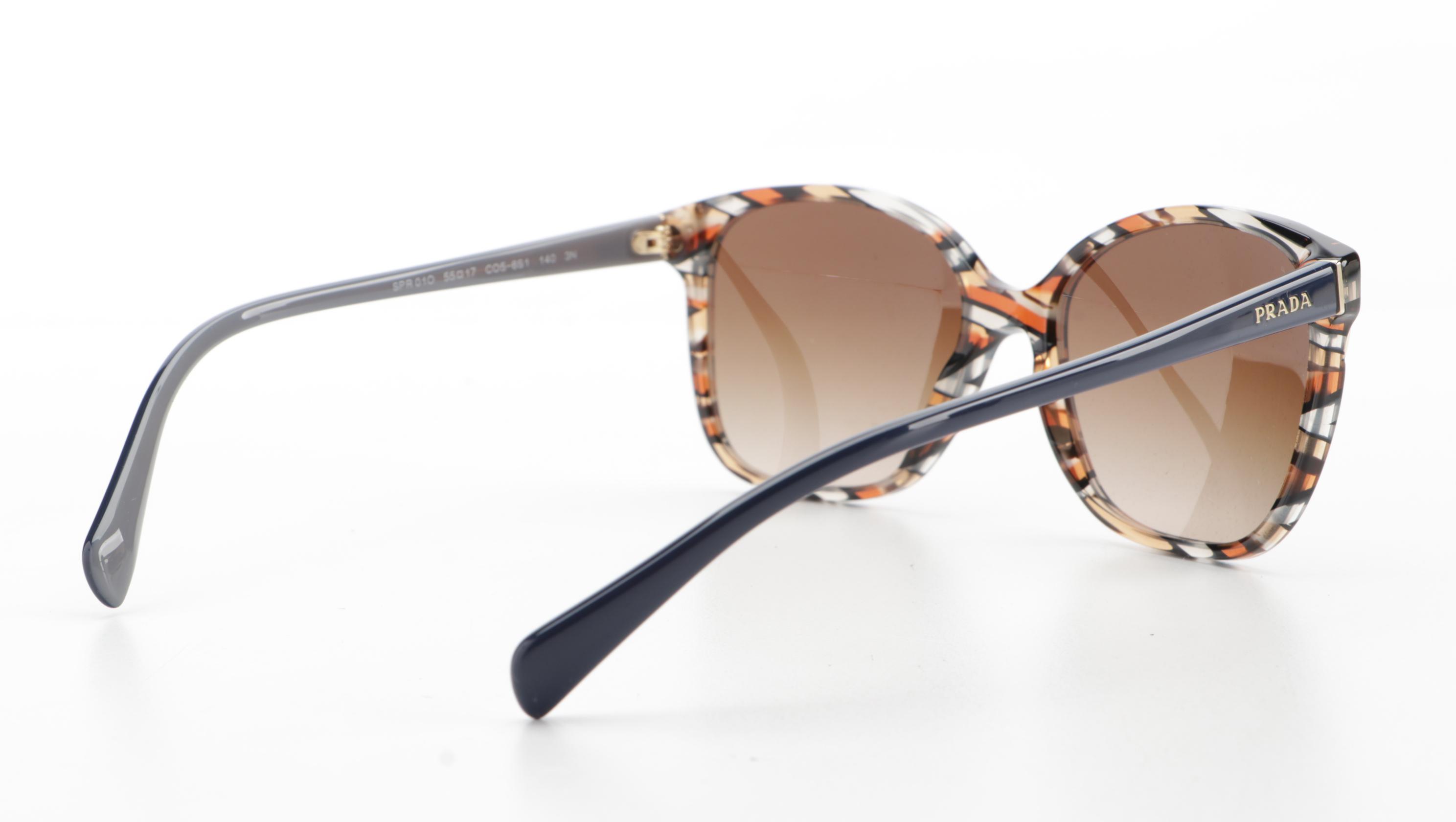 Prada SPR01O Sunglasses with Case and Box