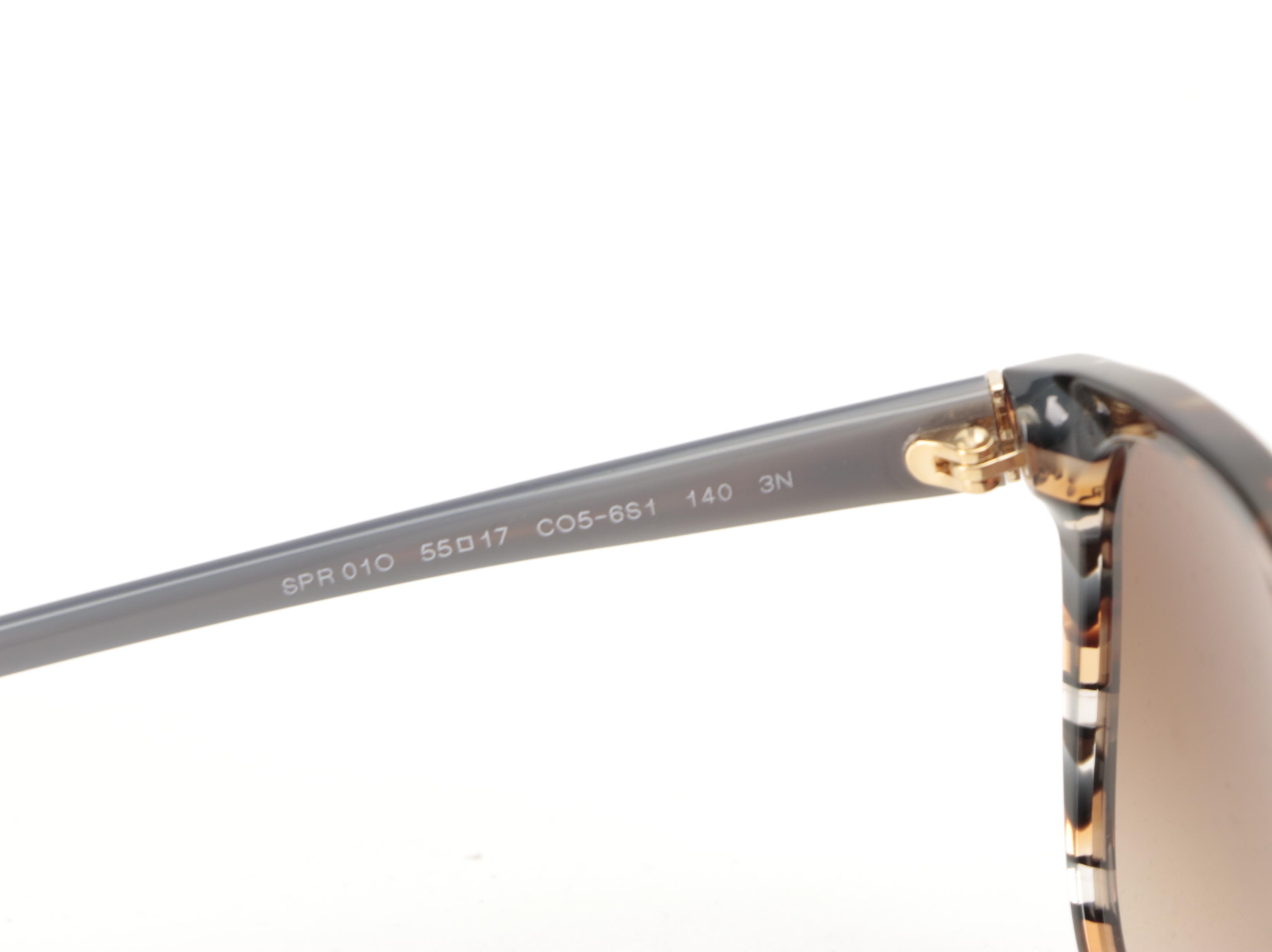 Prada SPR01O Navy Havana Sunglasses with Case