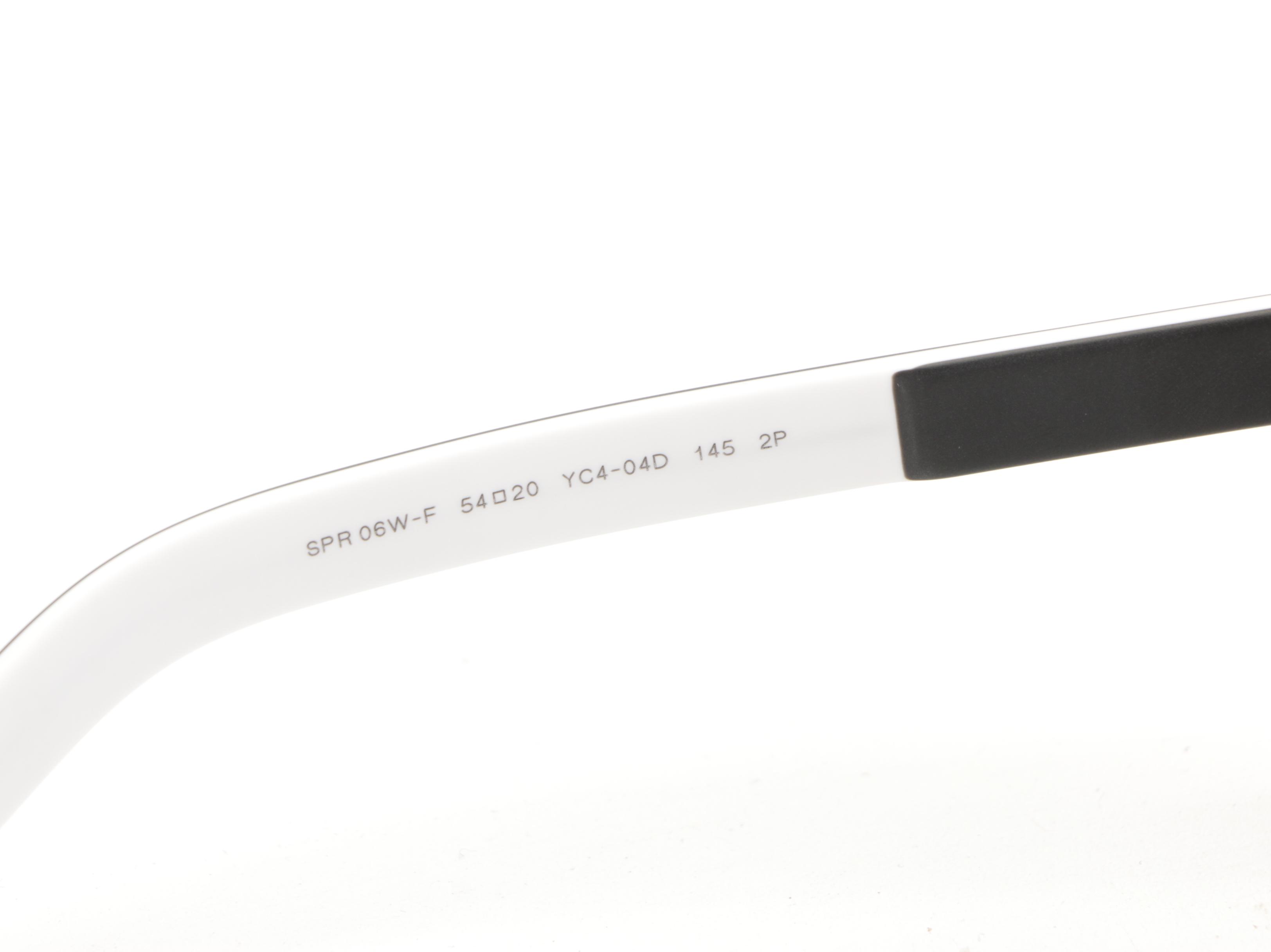 Prada SPR06W Rectangular Polarized Sunglasses with Case