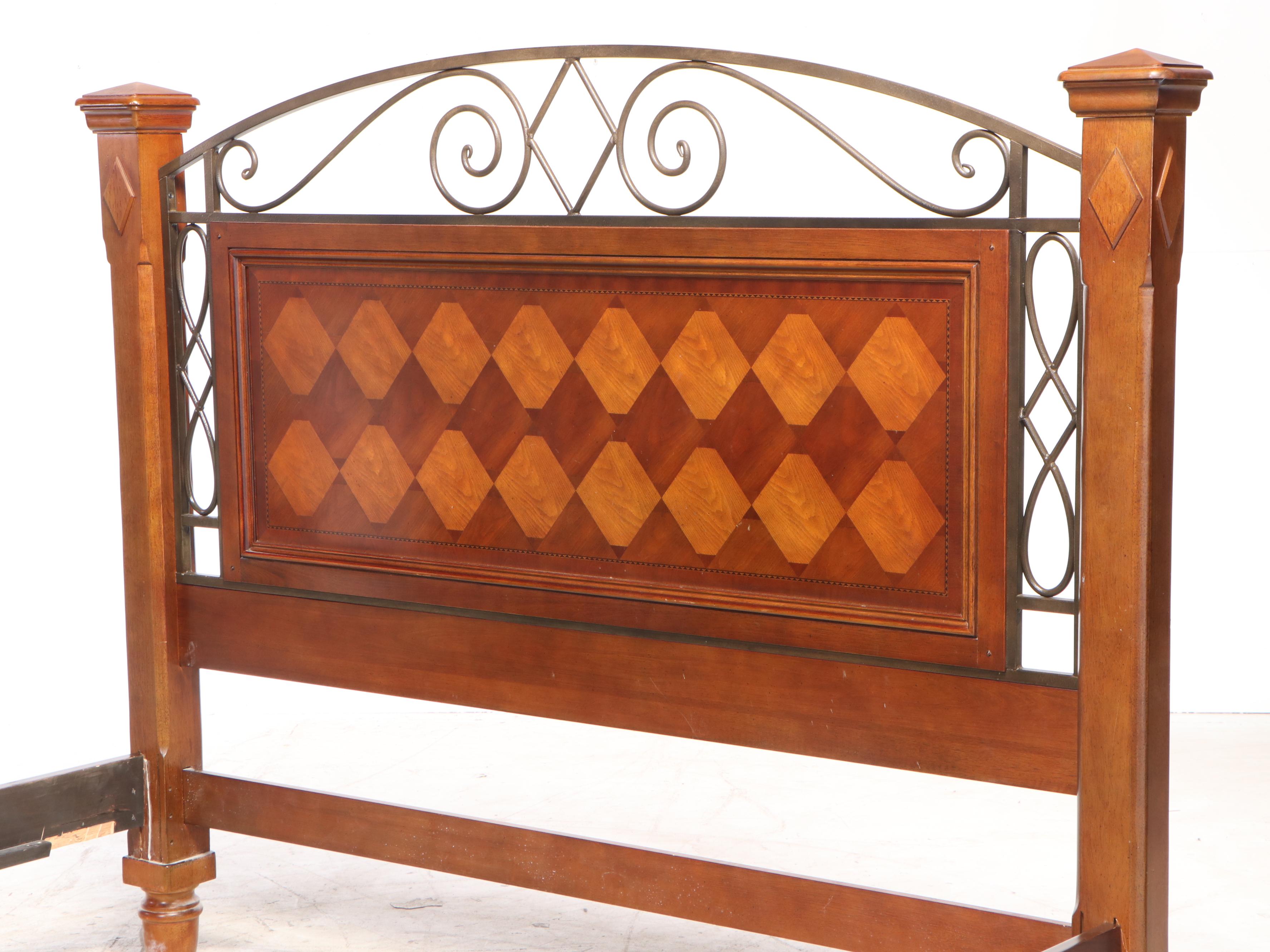 Alexander Julian "Home Colours" Parquetry King/California King Size Bed Frame