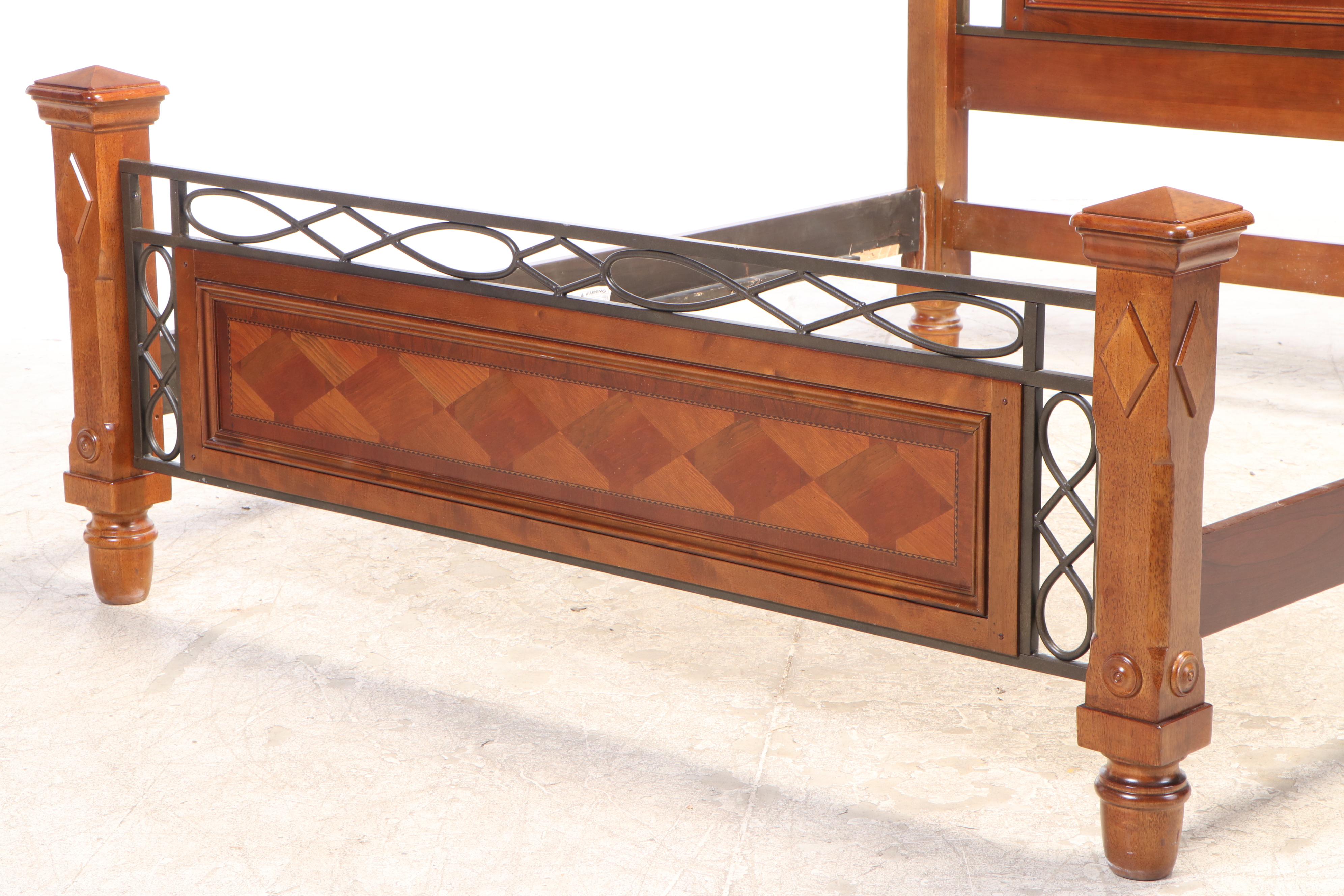 Alexander Julian "Home Colours" Parquetry King/California King Size Bed Frame