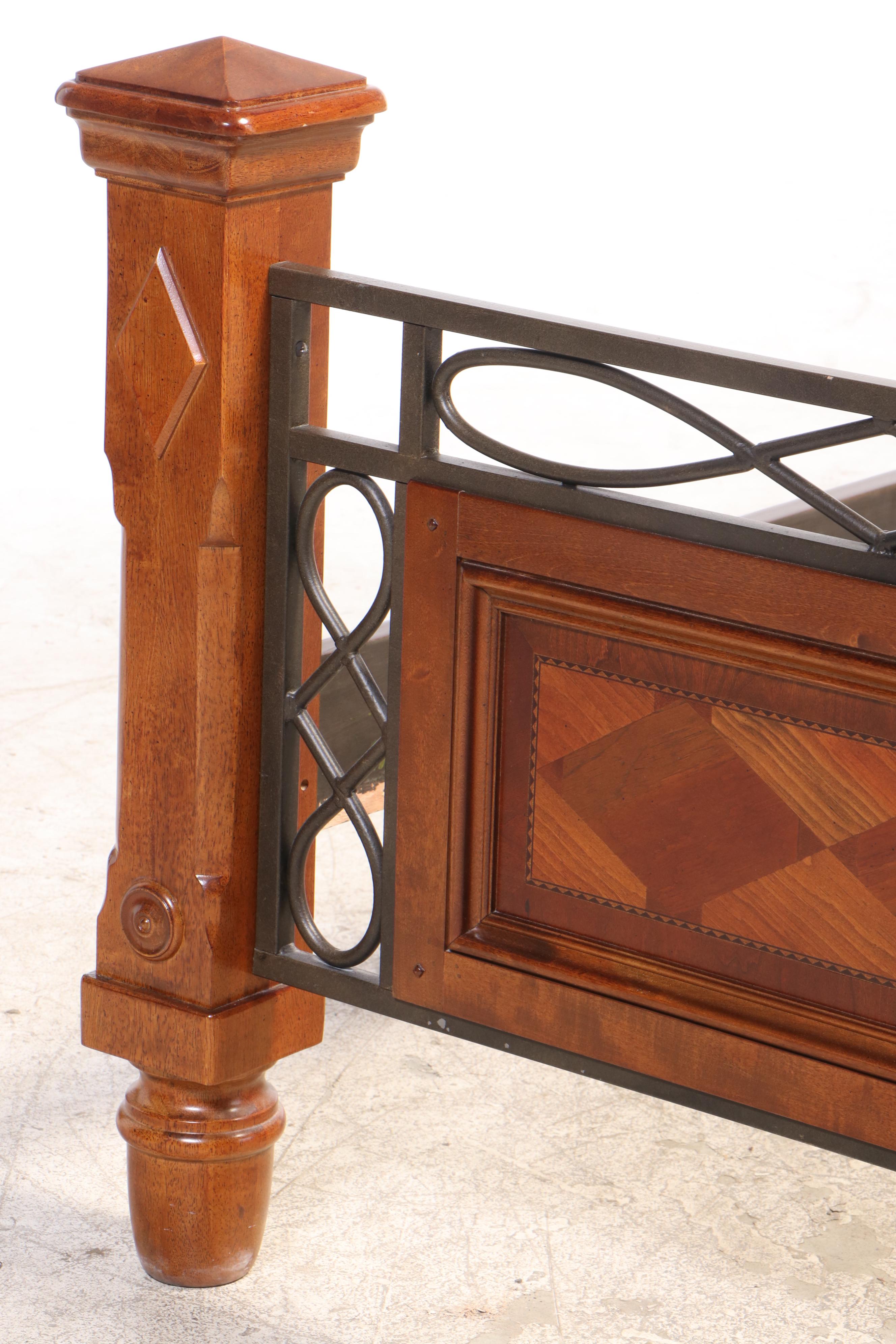 Alexander Julian "Home Colours" Parquetry King/California King Size Bed Frame