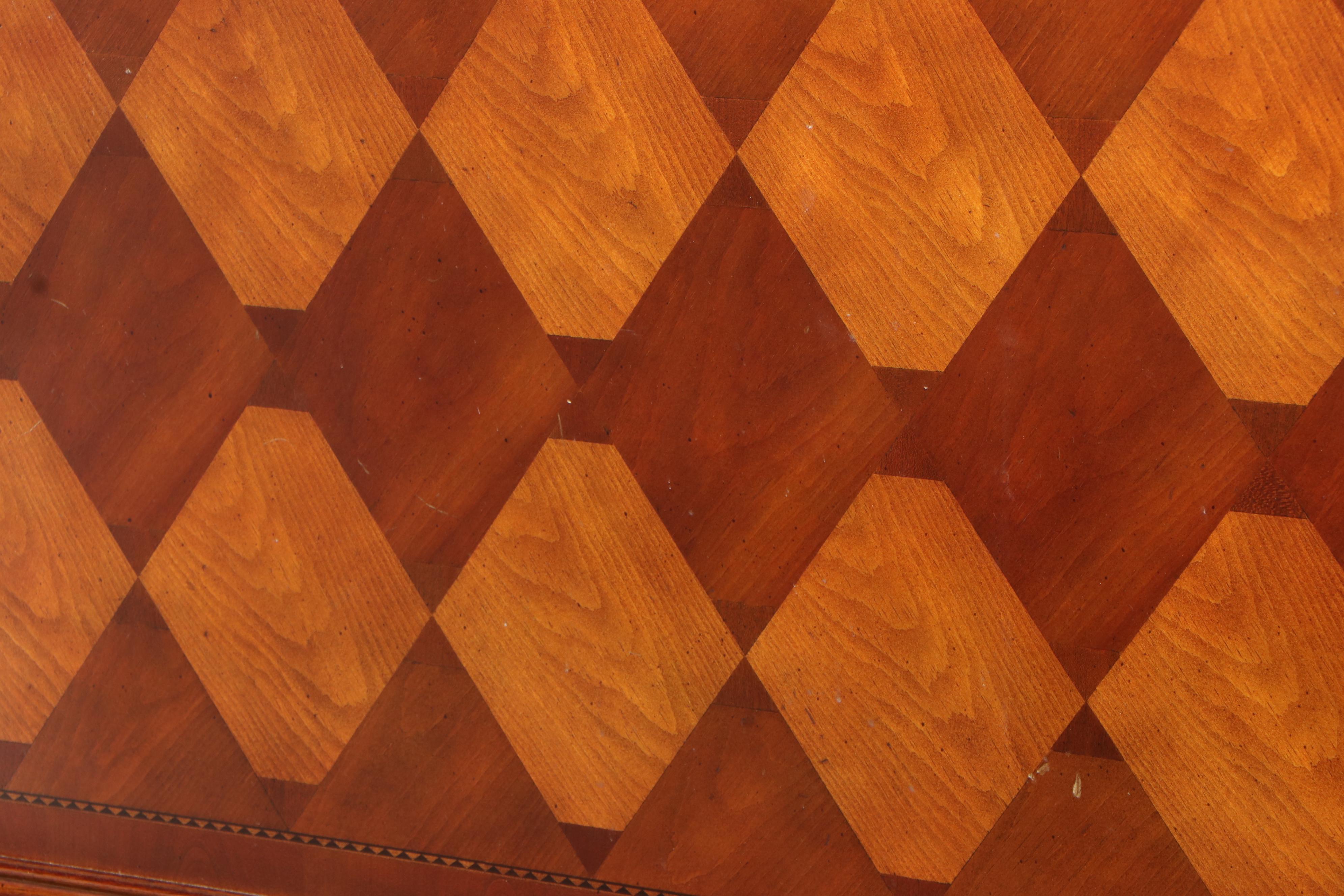 Alexander Julian "Home Colours" Parquetry King/California King Size Bed Frame
