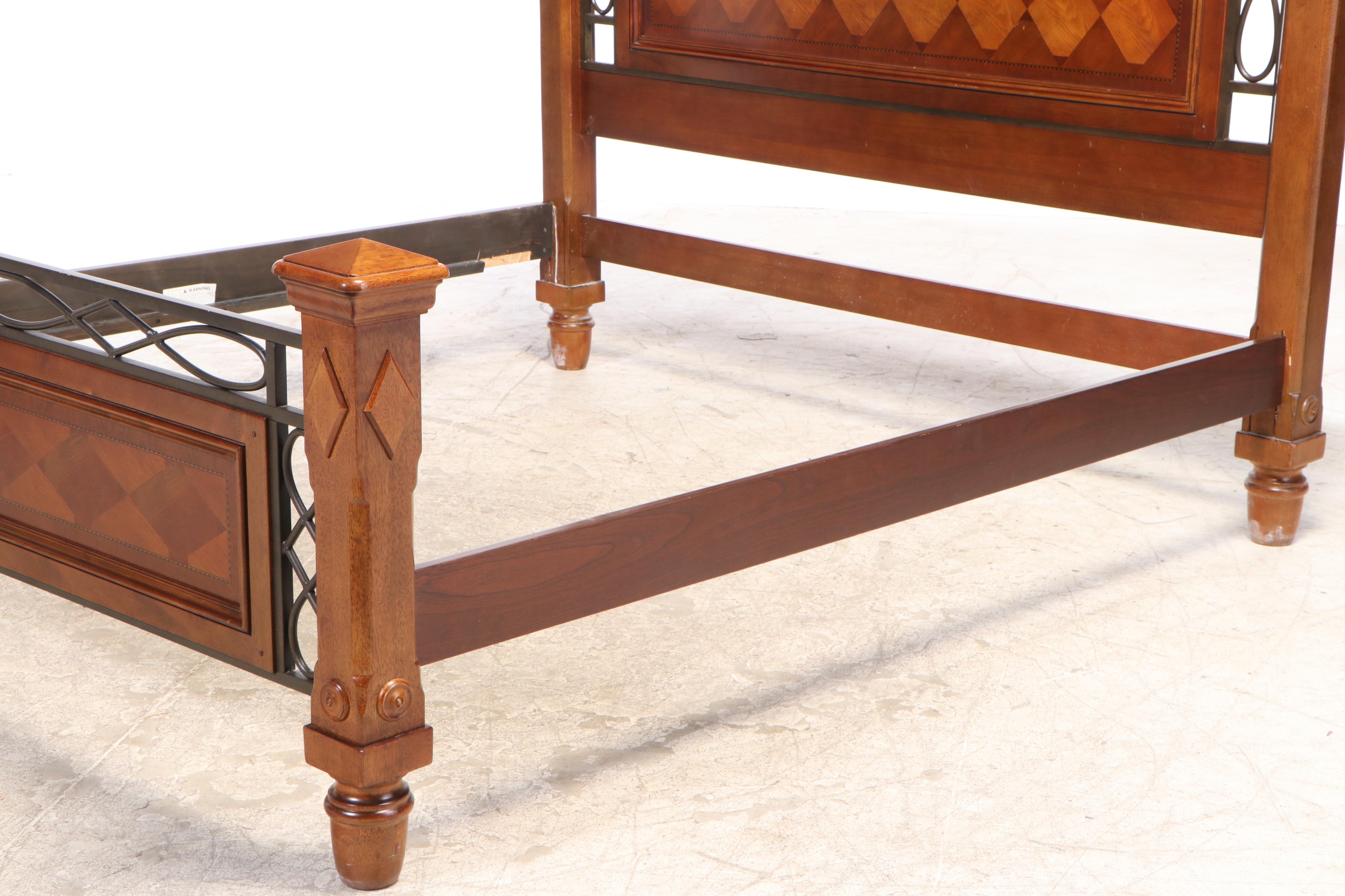 Alexander Julian "Home Colours" Parquetry King/California King Size Bed Frame