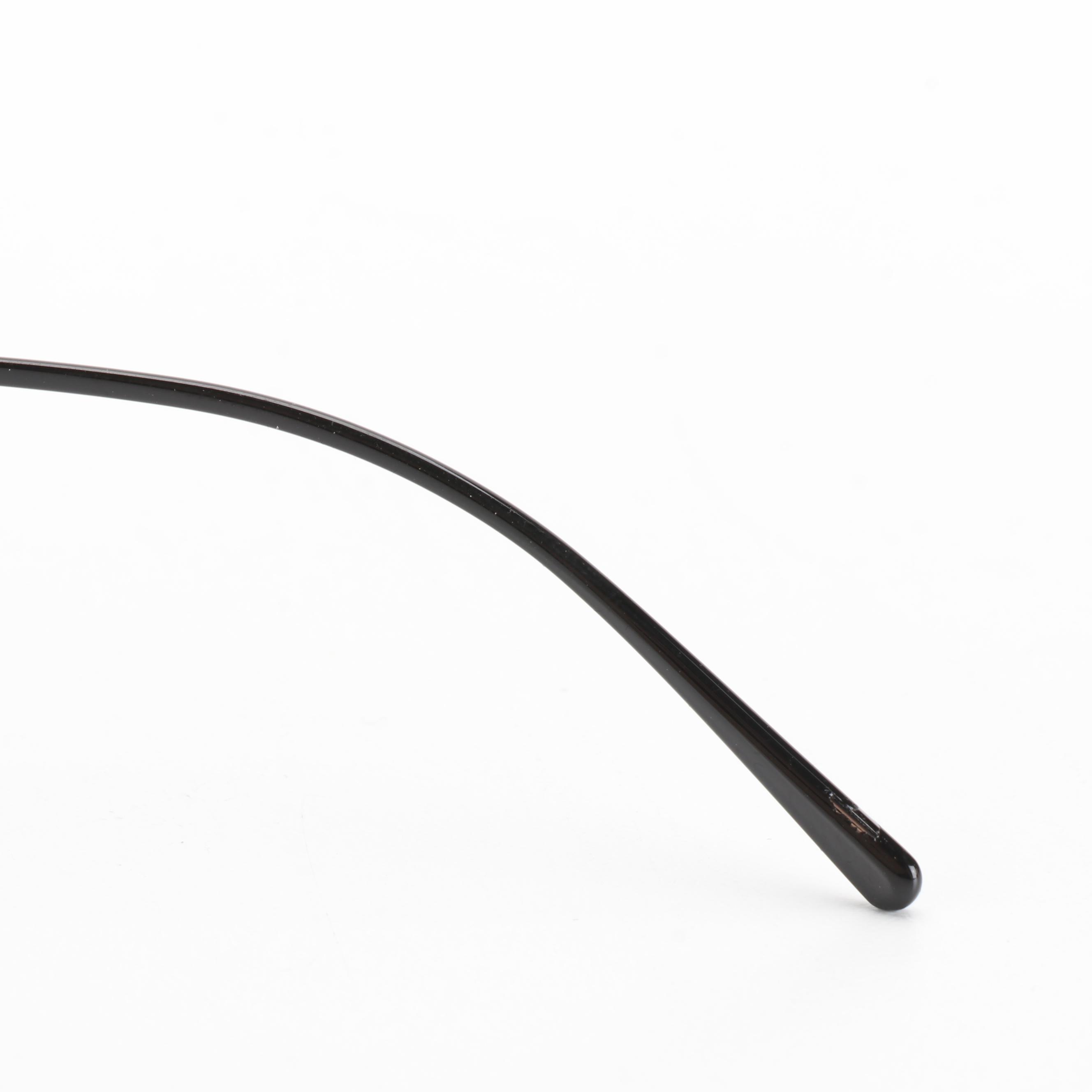 Prada SPR50V Black Metal Sunglasses with Case and Box