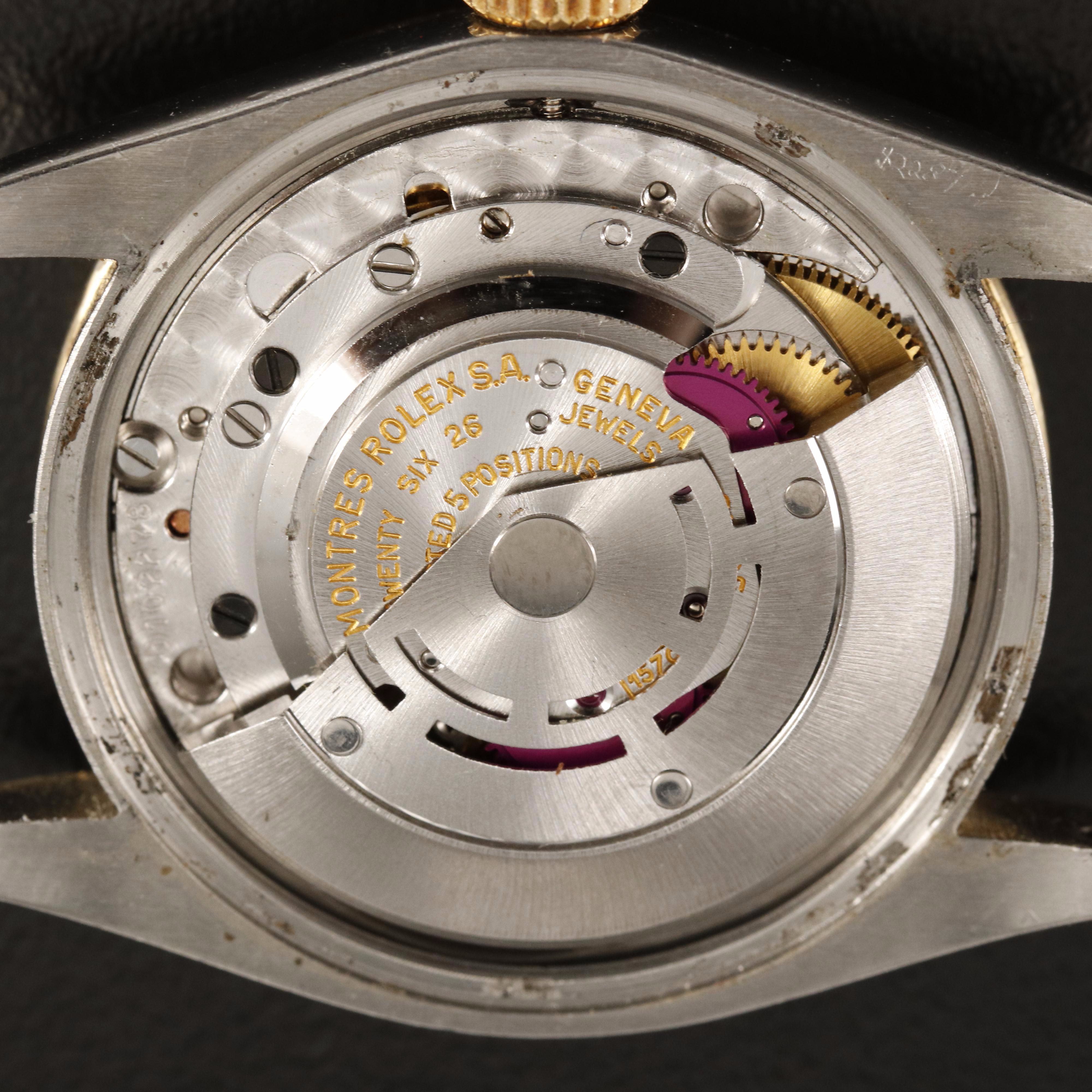 1977 Rolex Oyster Perpetual Date Custom Diamond Dial and Bezel Watch