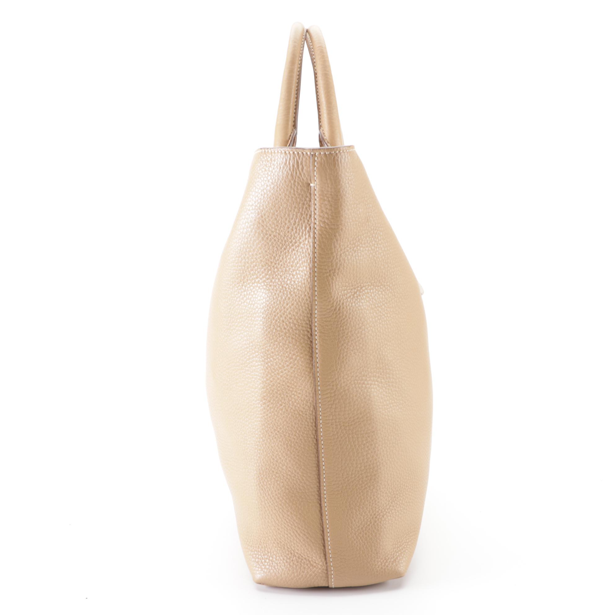 Prada Tote Bag in Tan Deerskin