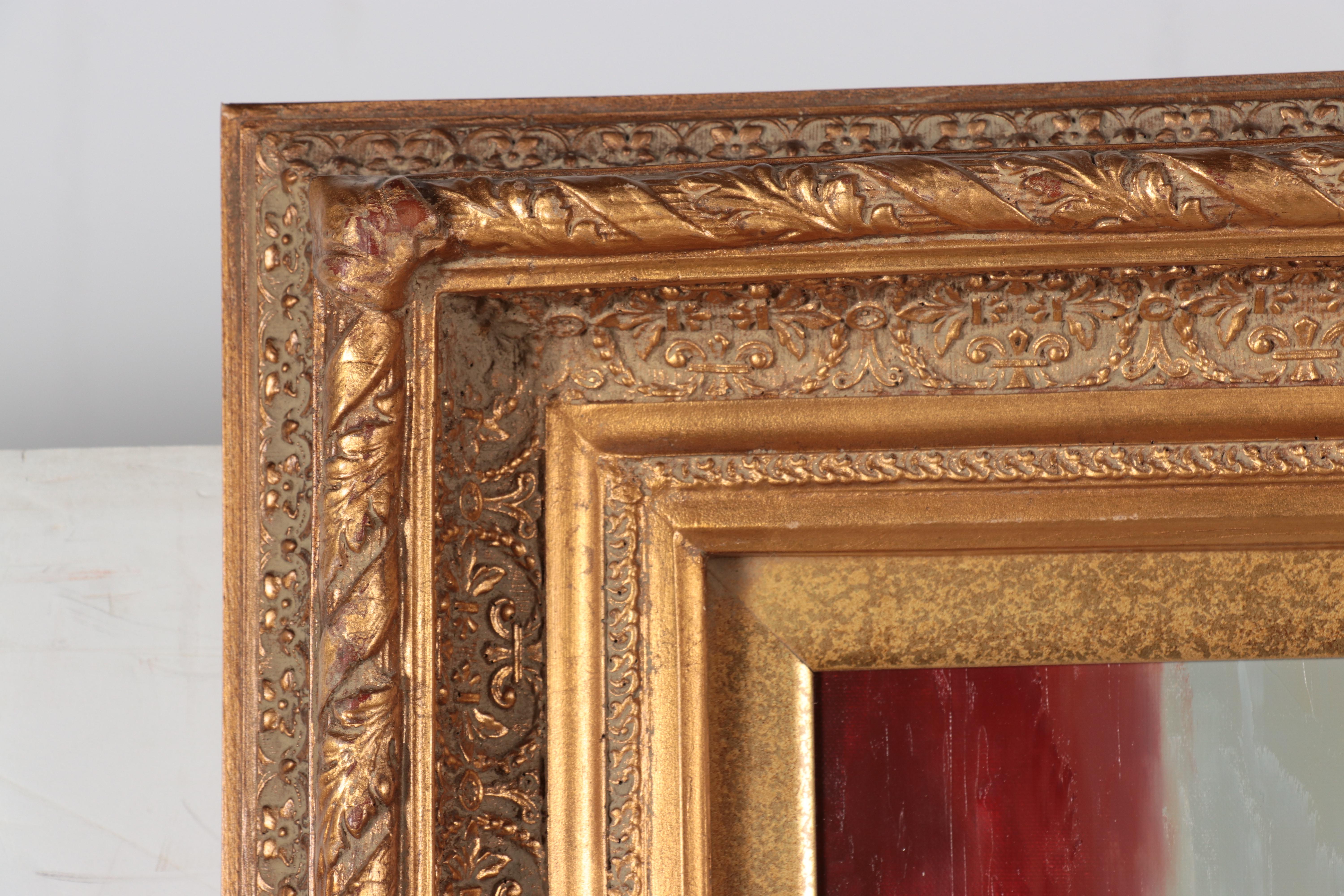 Impressionist Style Oil Painting With Piano