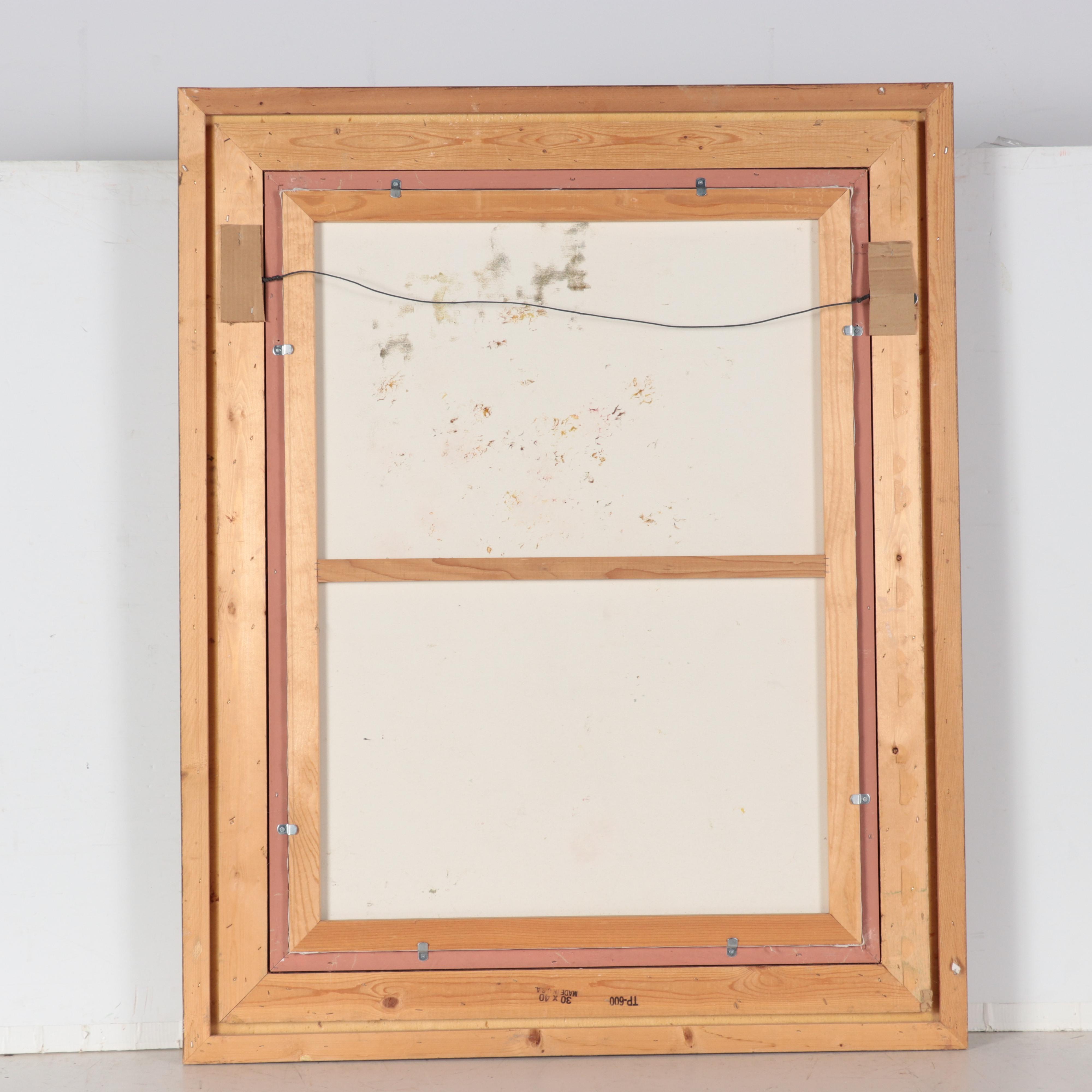 Impressionist Style Oil Painting With Piano