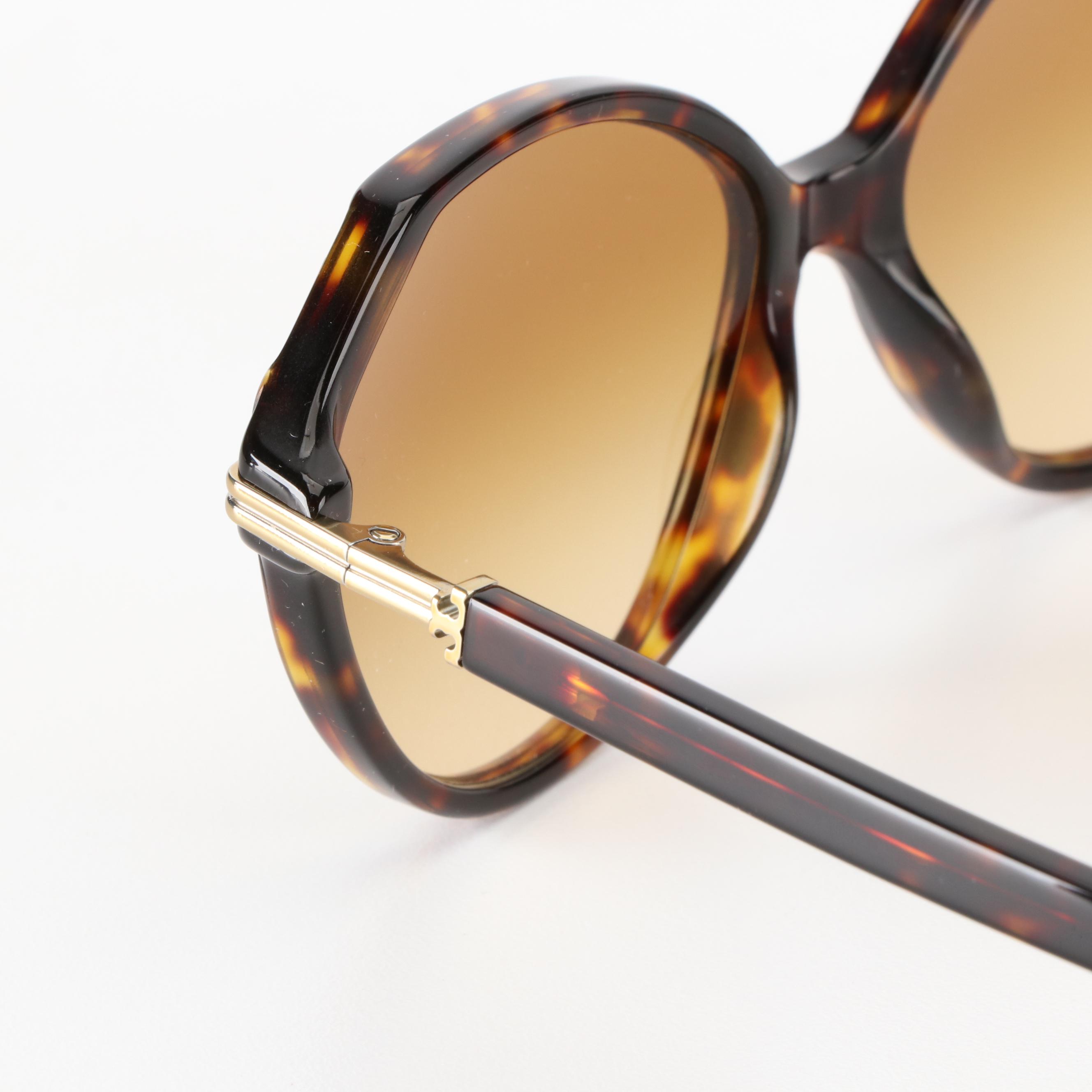 Tory Burch TY7138 Havana Sunglasses with Case