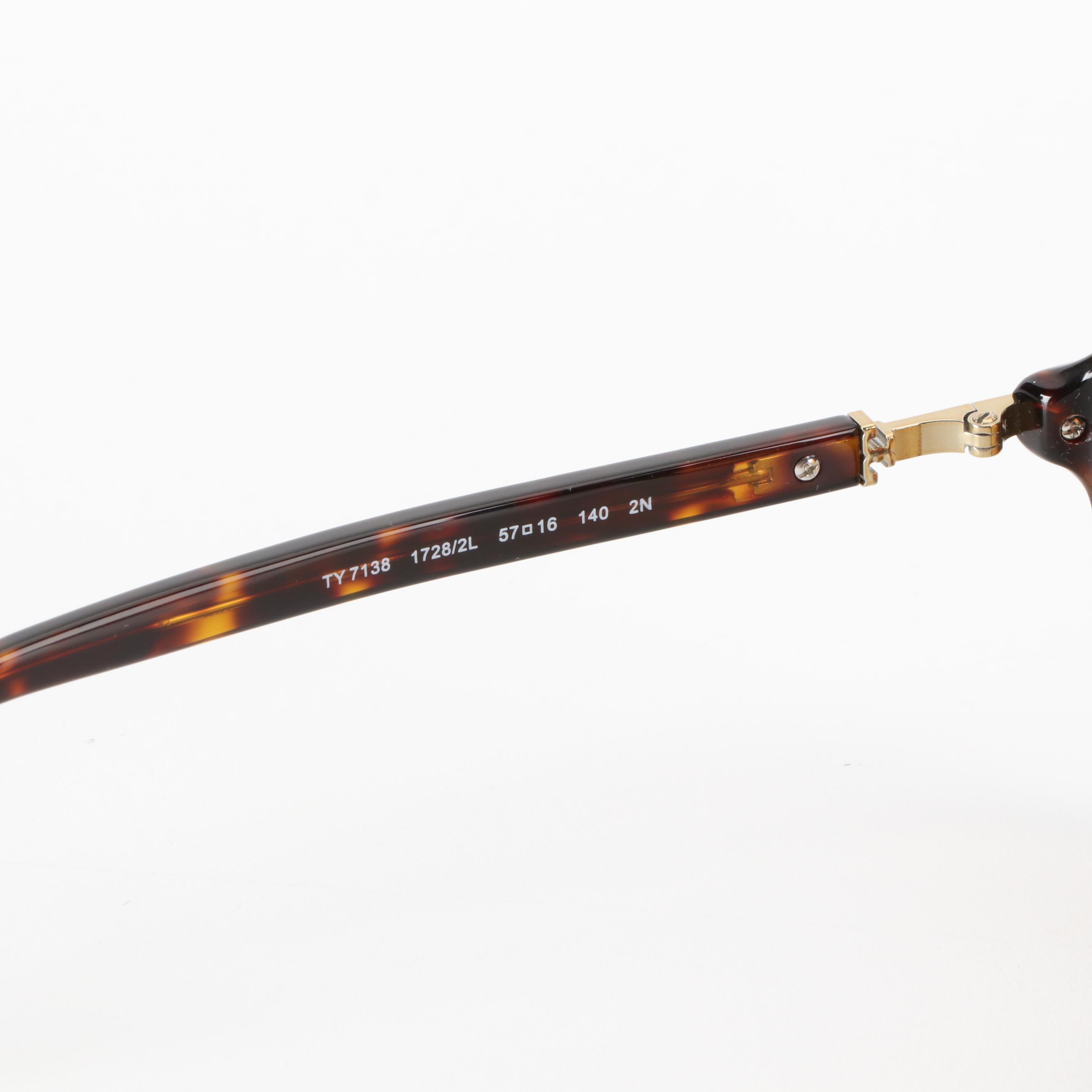 Tory Burch TY7138 Havana Sunglasses with Case