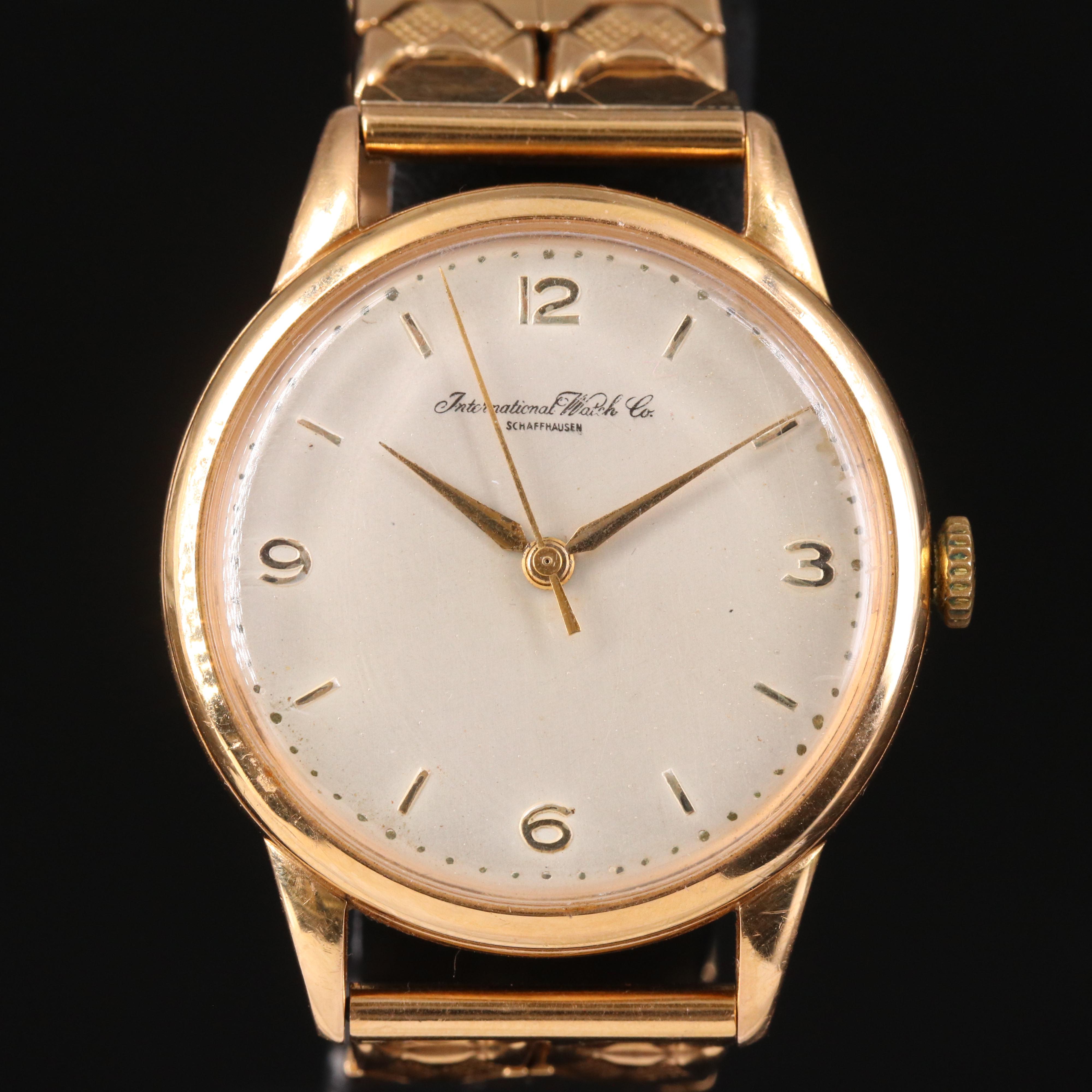 18K IWC International Watch Co. Schaffhausen Caliber 89 Watch