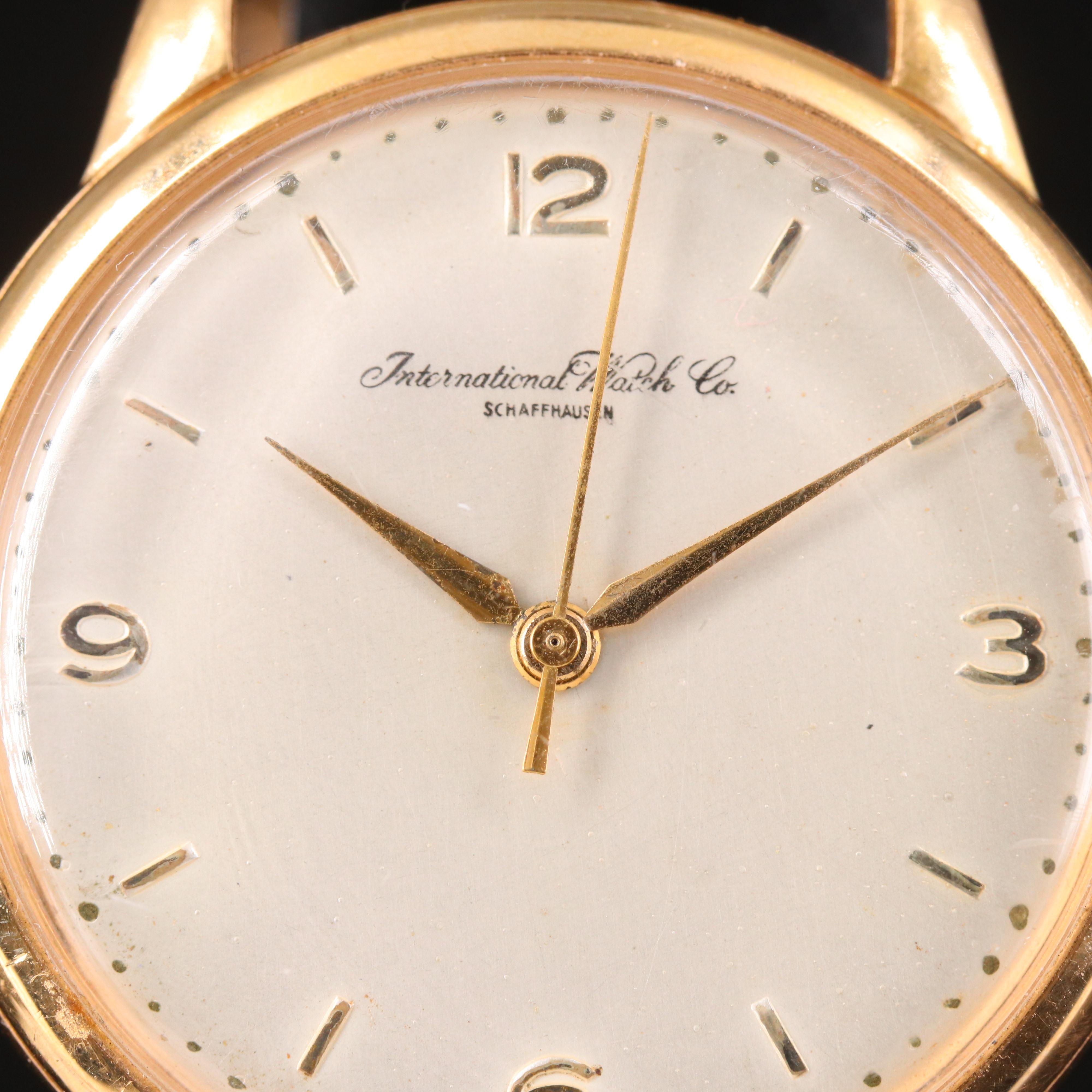 18K IWC International Watch Co. Schaffhausen Caliber 89 Watch