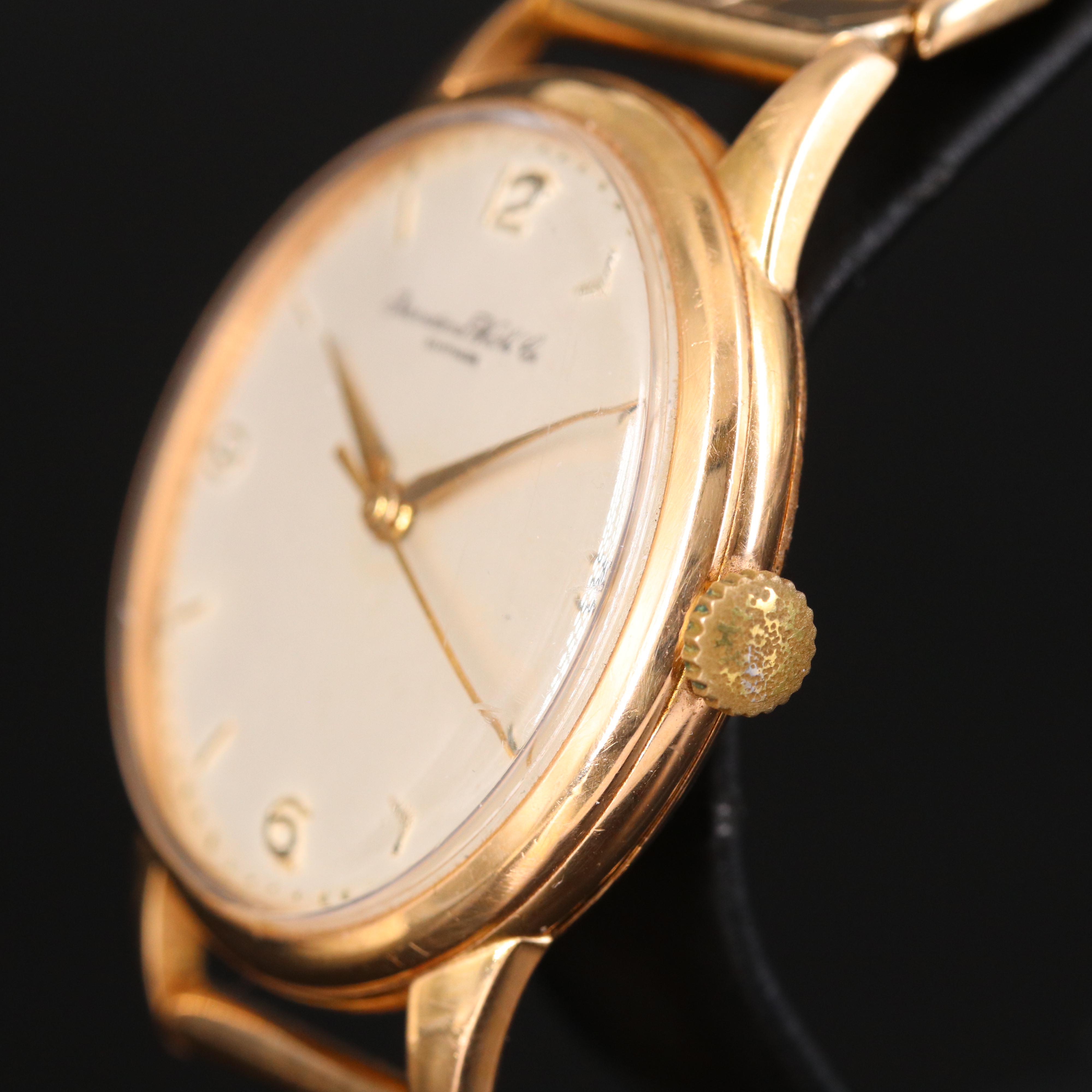 18K IWC International Watch Co. Schaffhausen Caliber 89 Watch