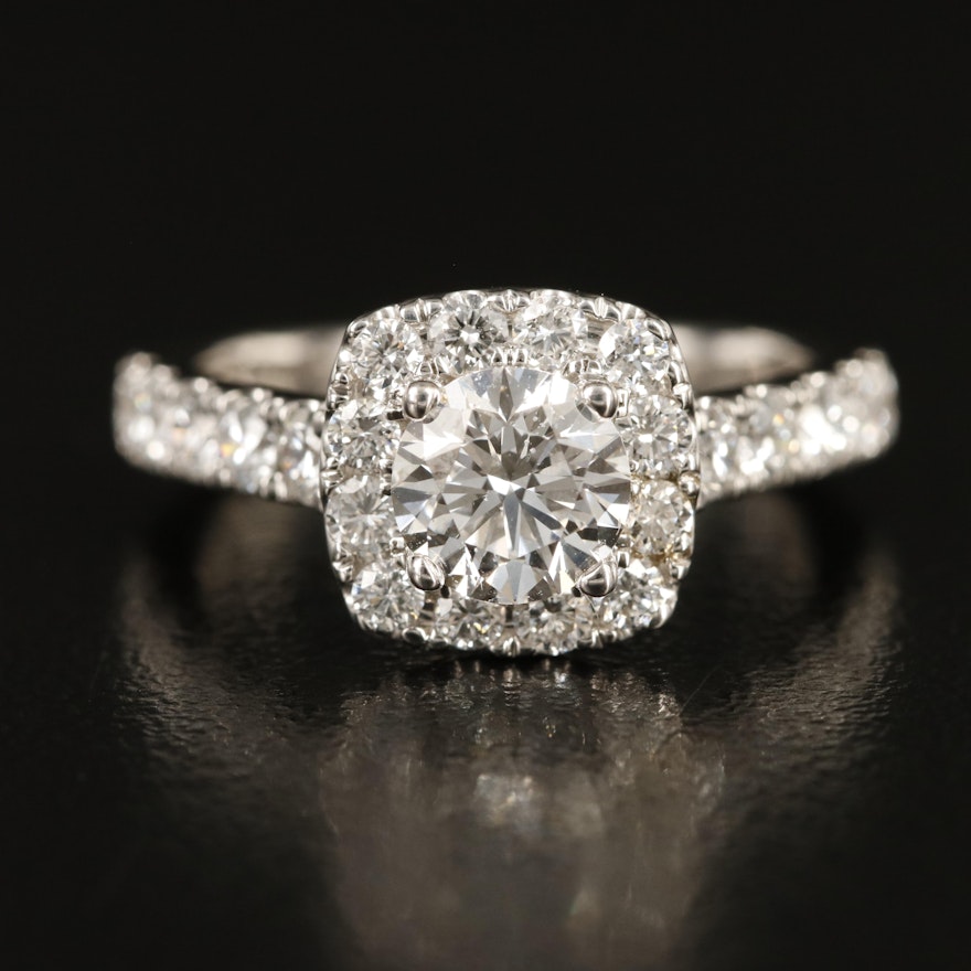 14K 2.43 CTW Lab Grown Diamond Ring