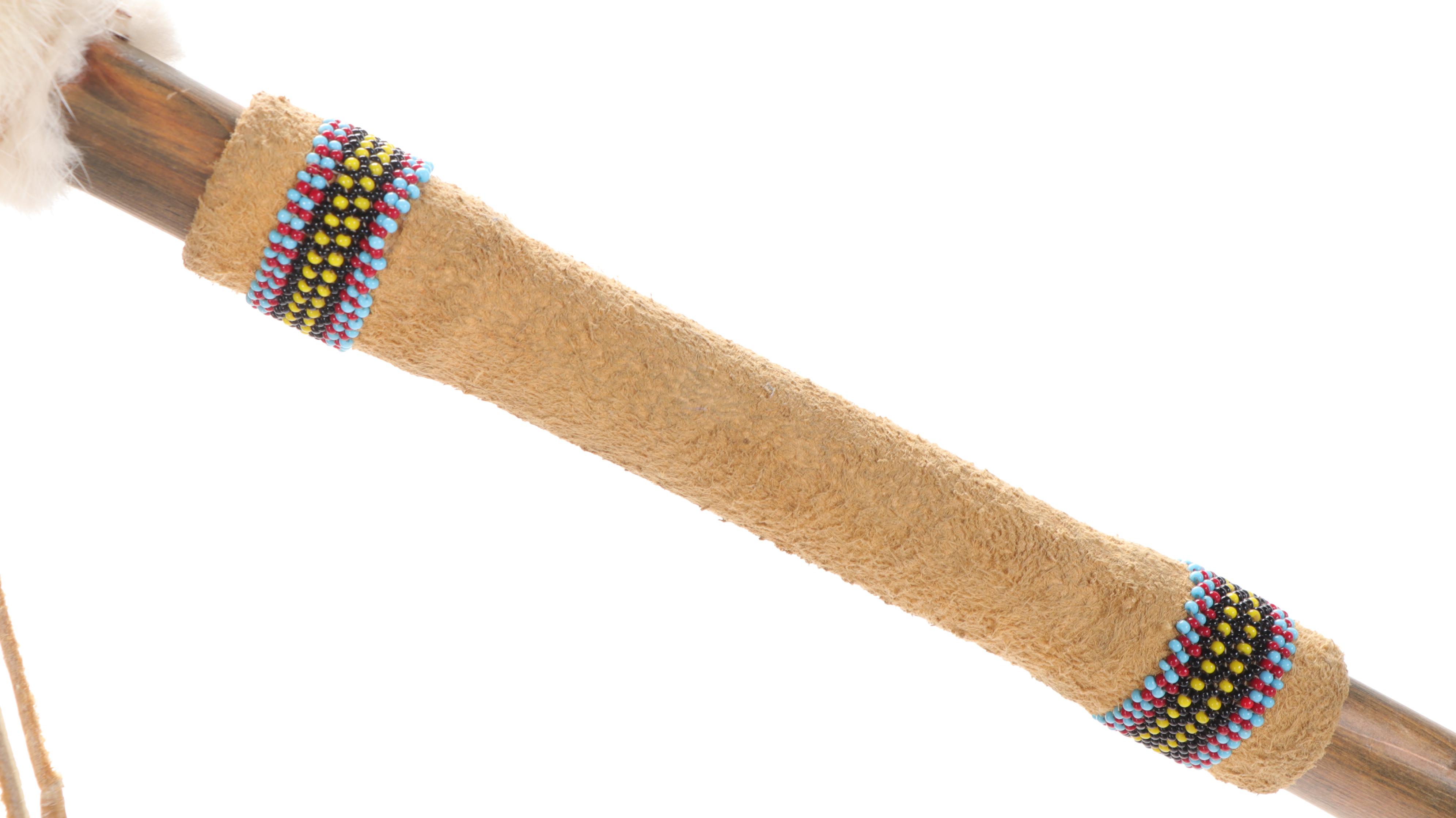 Native American Medicine Man Style Antler Staff