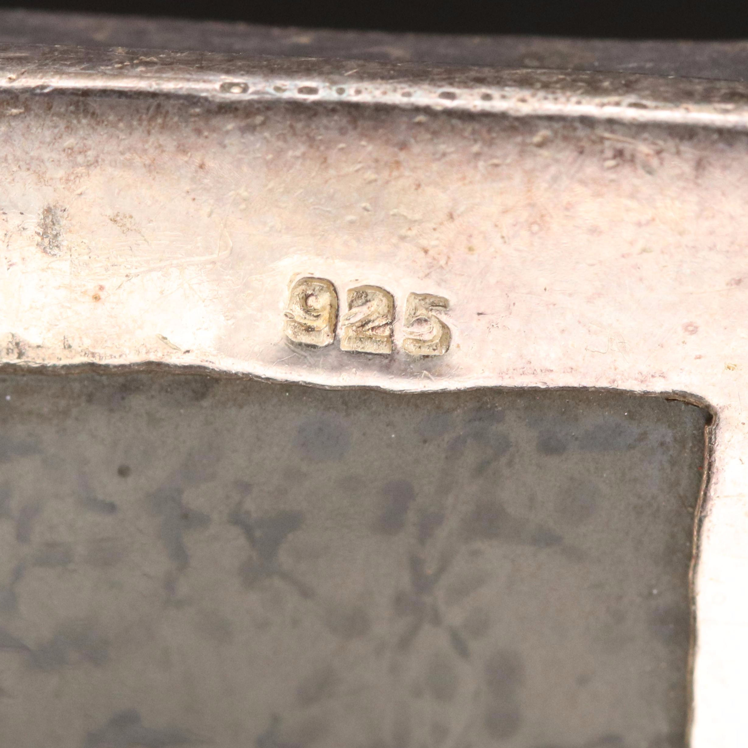 Sterling Shell, Mother-of-Pearl and Pearl Panel Bracelet