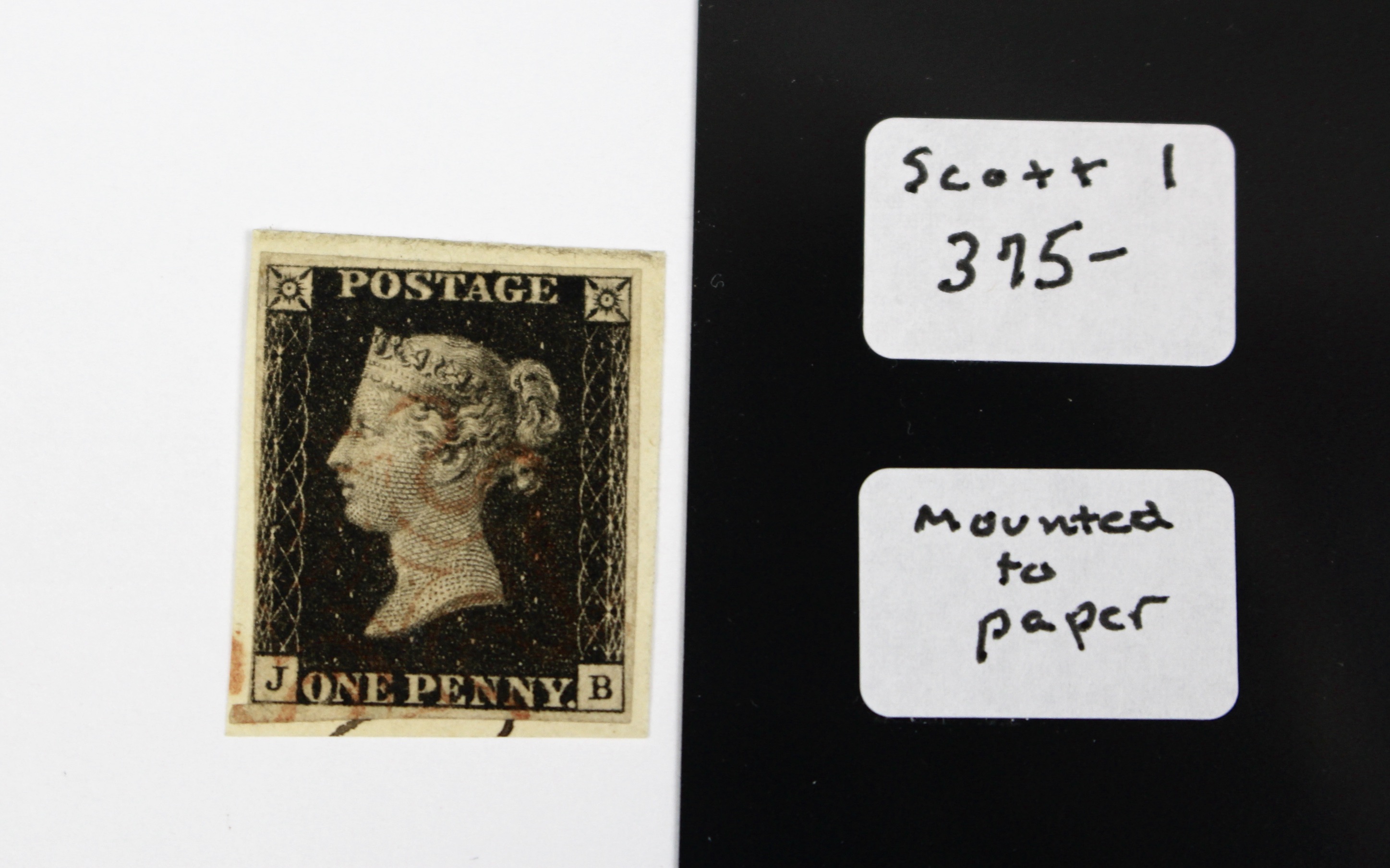 World's First Postage Stamp "The Penny Black"