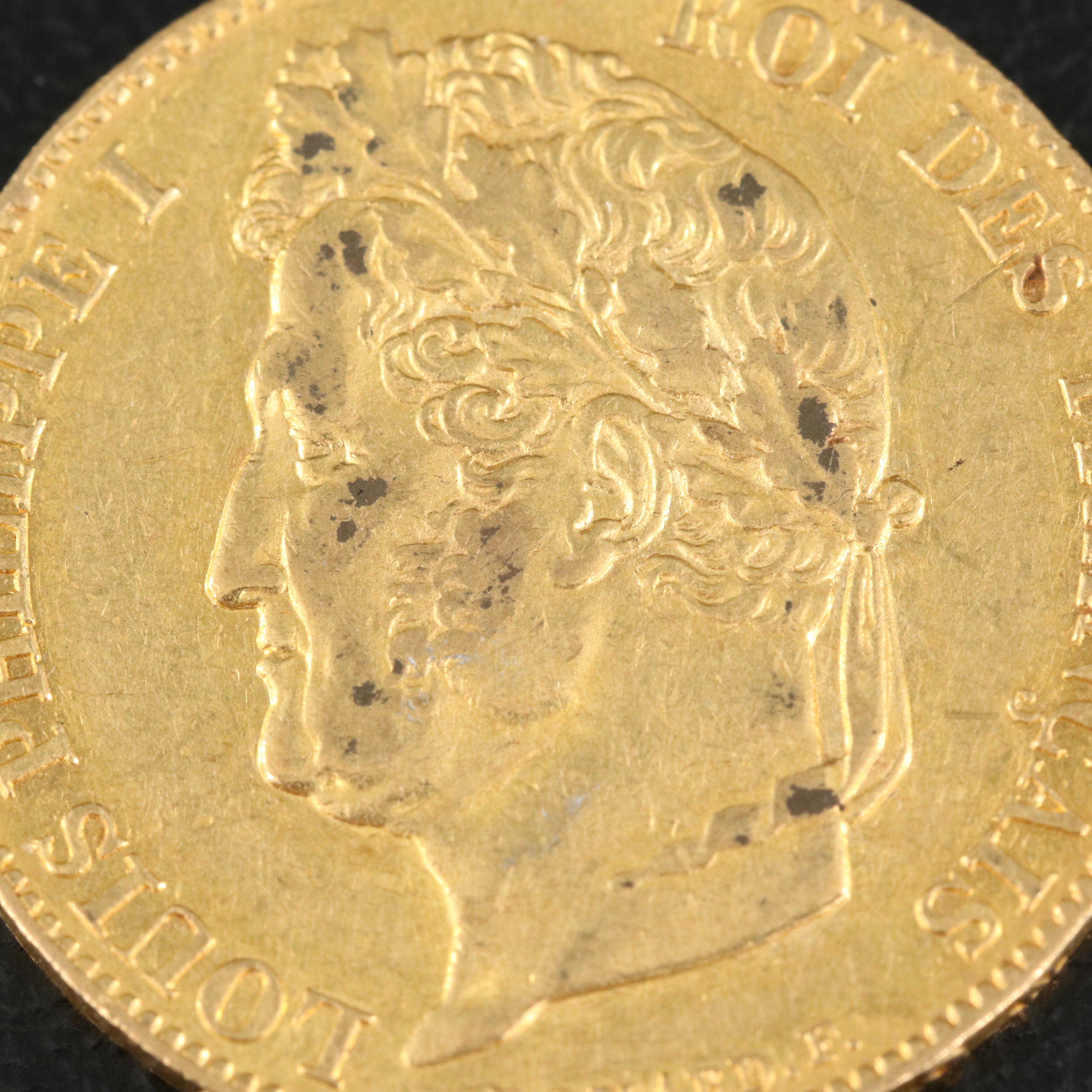 1848 A France Twenty Francs Gold Coin
