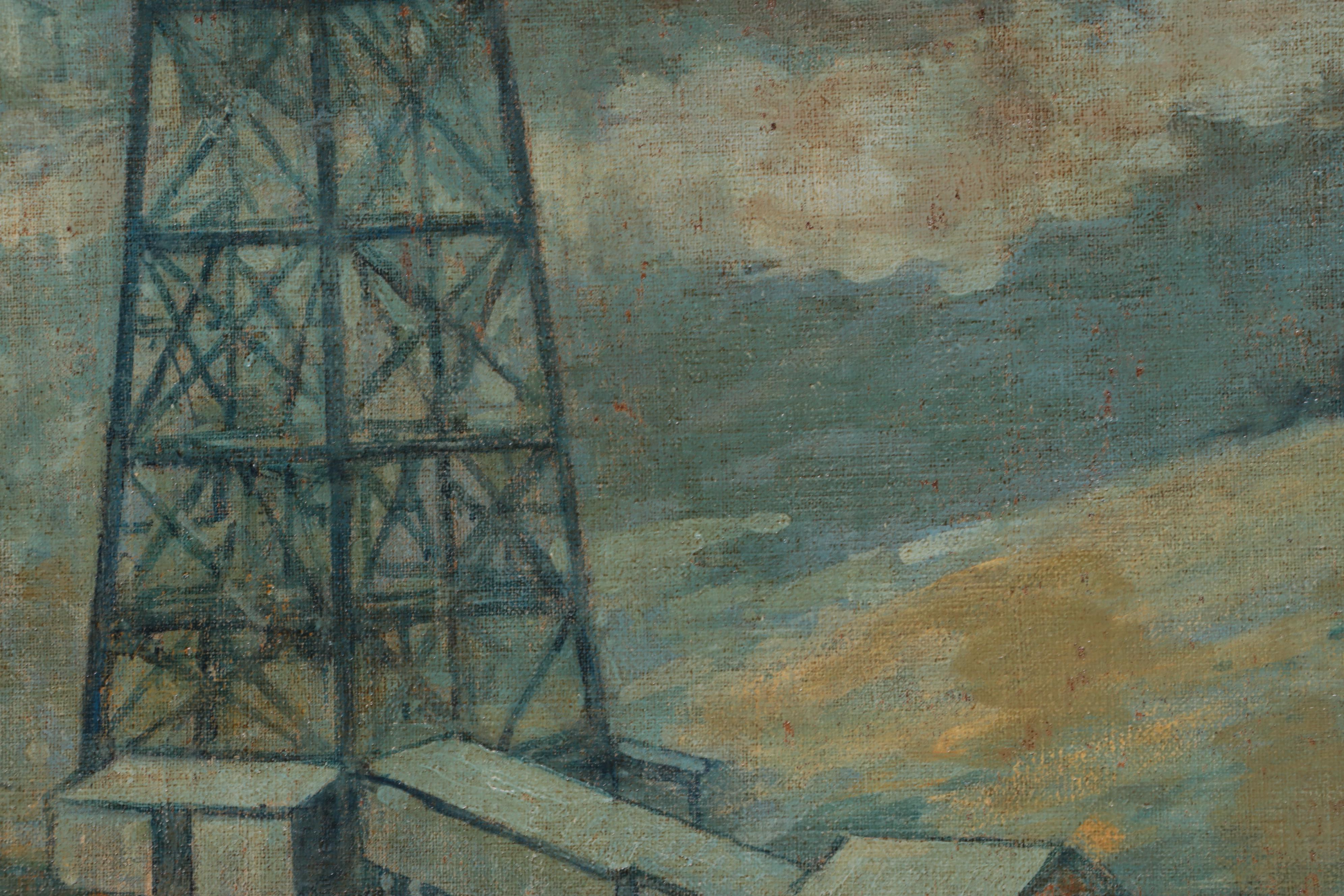 Frederick Lincoln Stoddard Oil Painting "Progress"