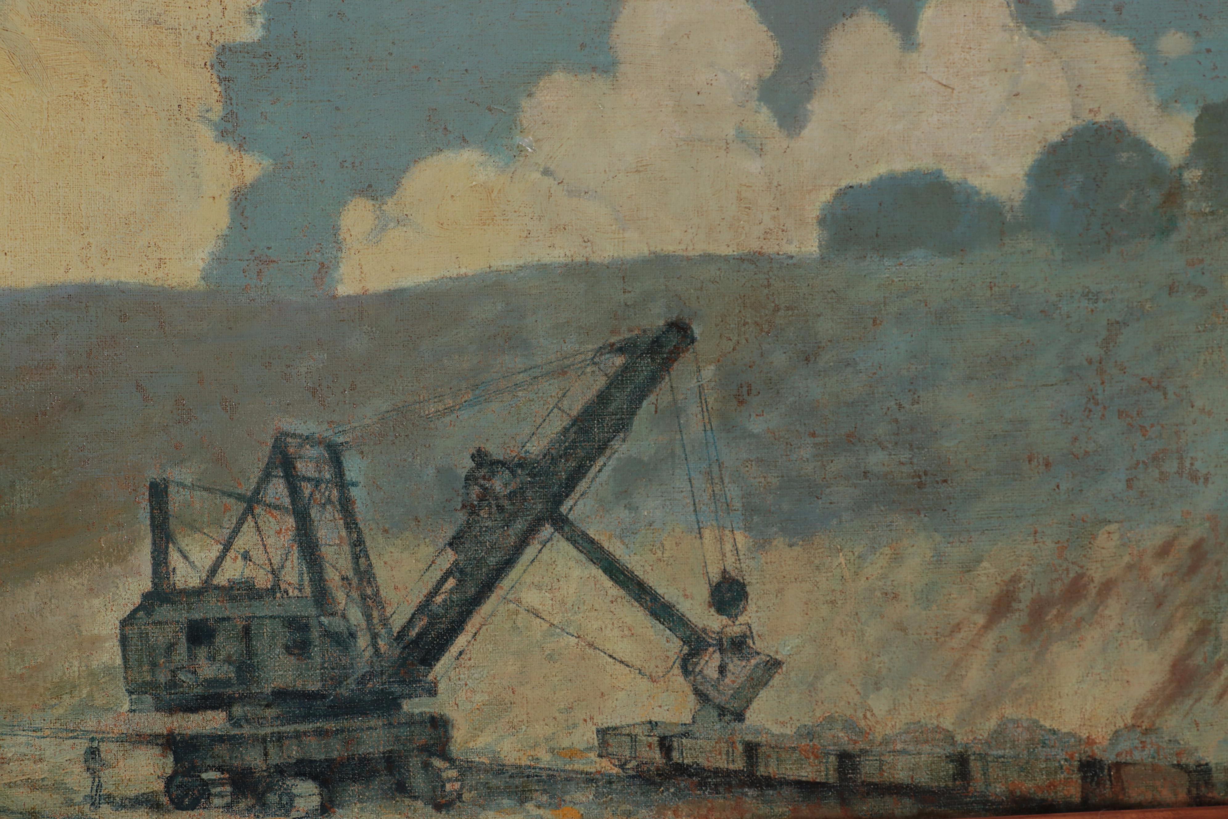 Frederick Lincoln Stoddard Oil Painting "Progress"