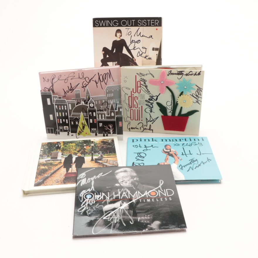 Signed Pink Martini, John Hammond and Swing Out Sister CDs