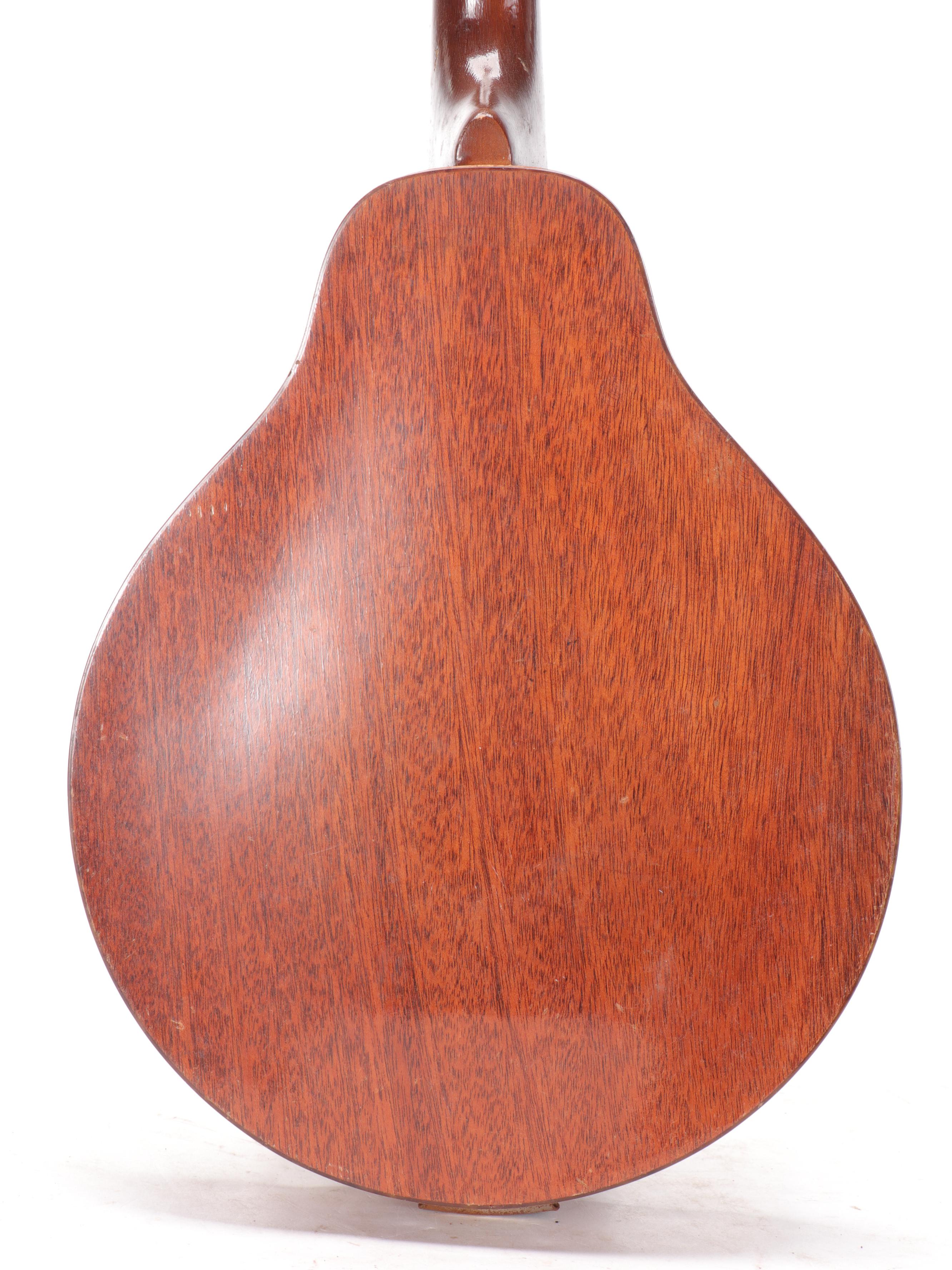 Handcrafted Mandolin With Case, Early to Mid-20th Century