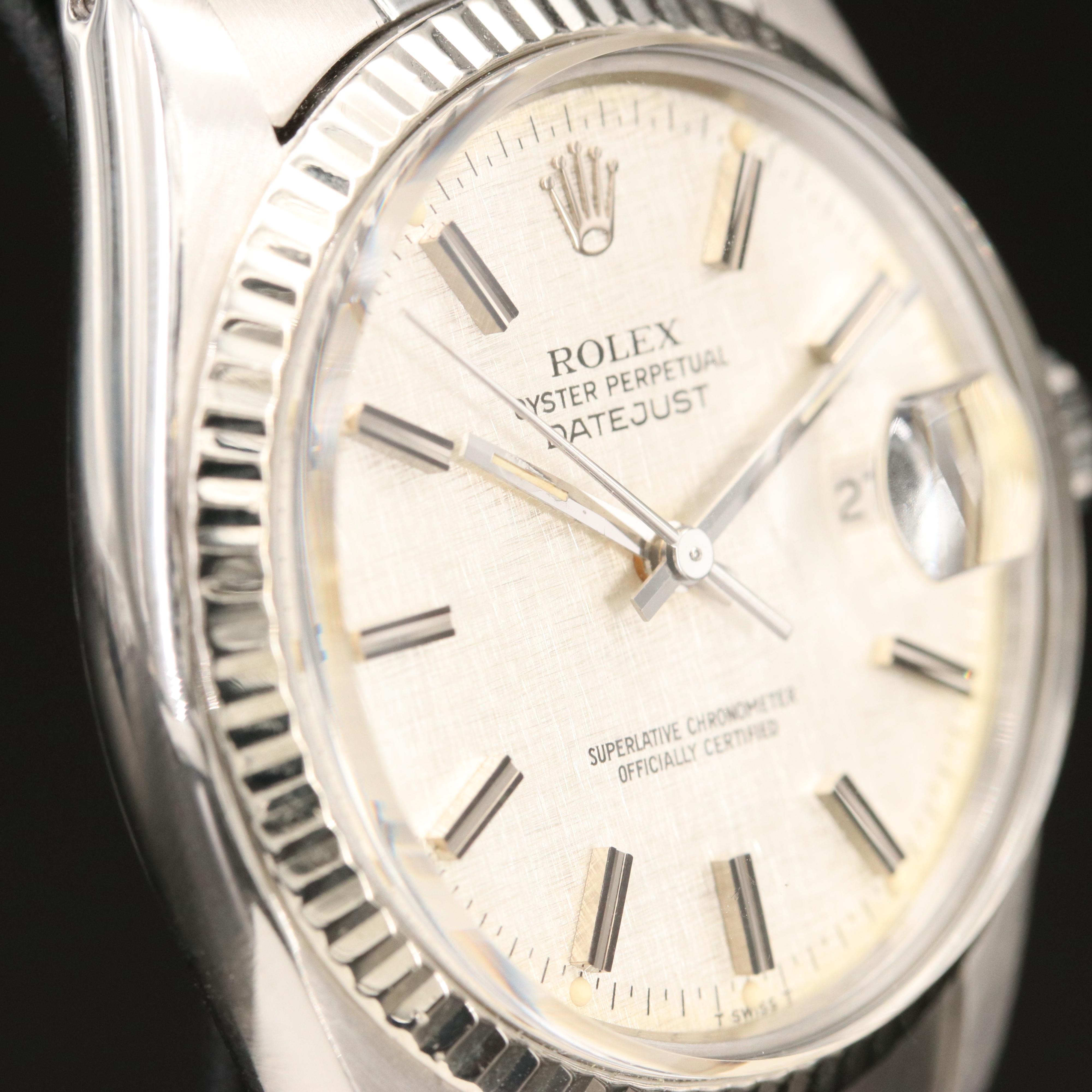 1979 Rolex Oyster Perpetual Datejust Watch with Recent Service