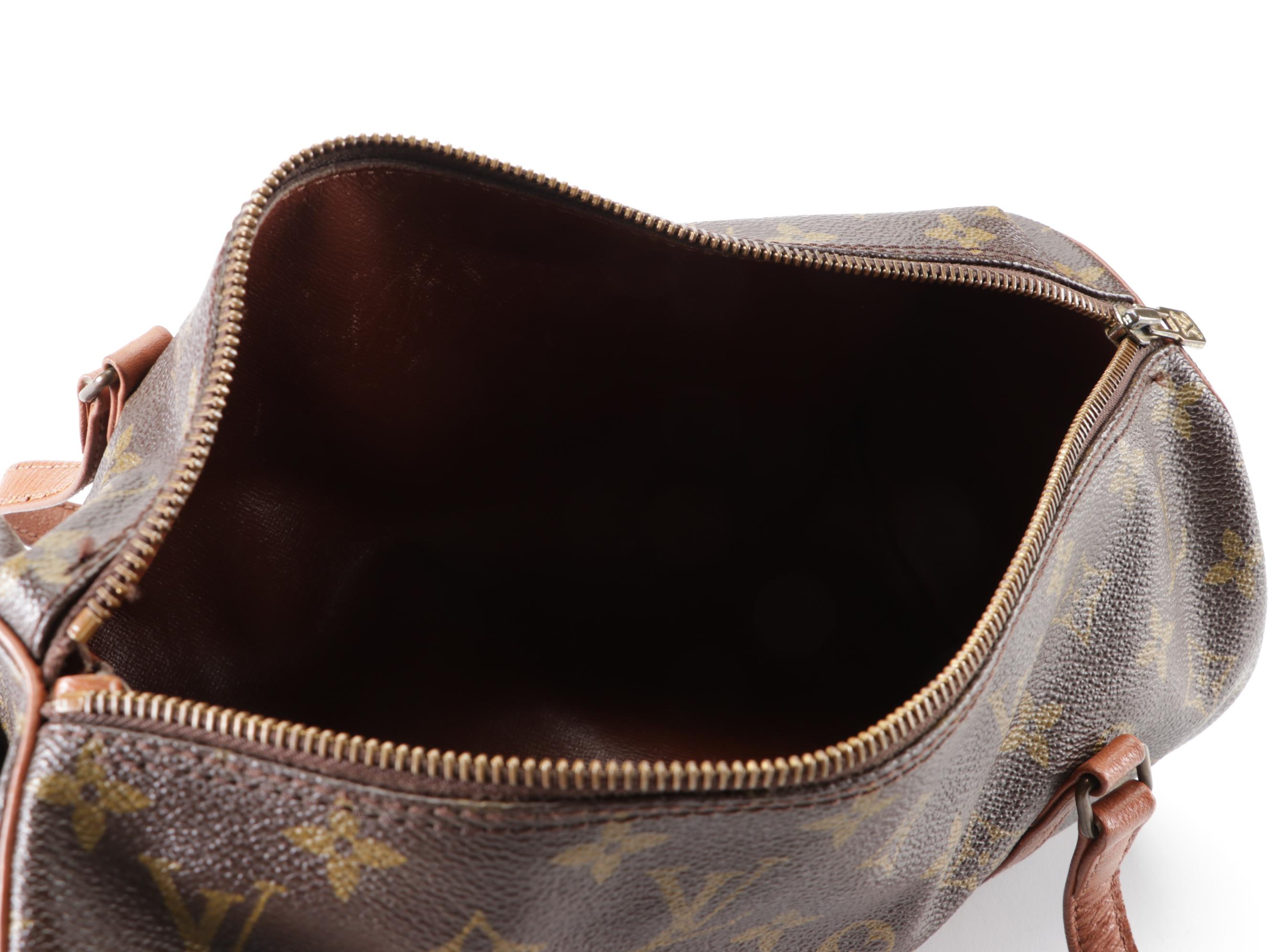 Louis Vuitton Papillon 30 in Monogram Canvas and Brown Leather with Pochette