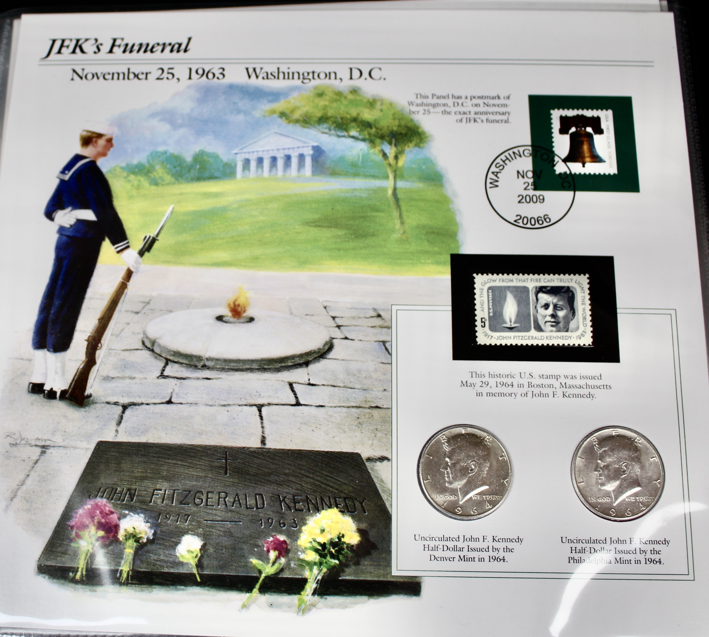 Complete Two Volume John F. Kennedy Uncirculated U.S. Half Dollar Collection